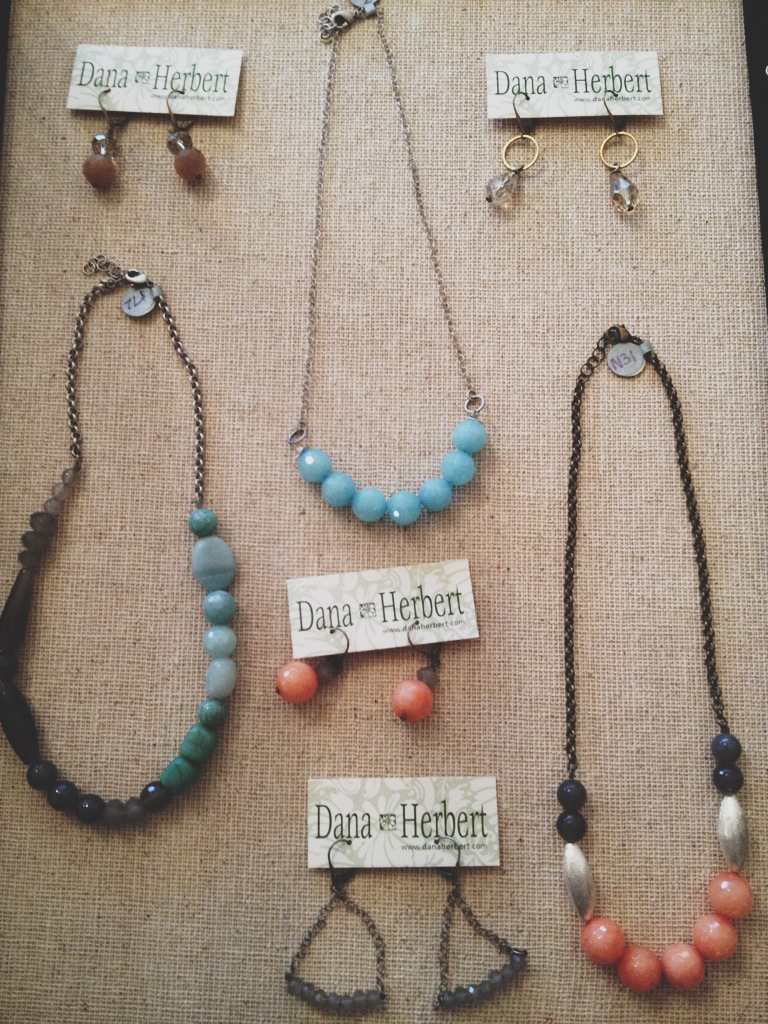Some of our new Dana Herbert Jewelry Collection (Made in Portland). 