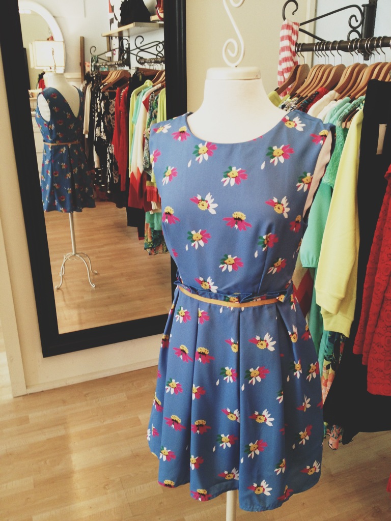 Blue Floral Dress