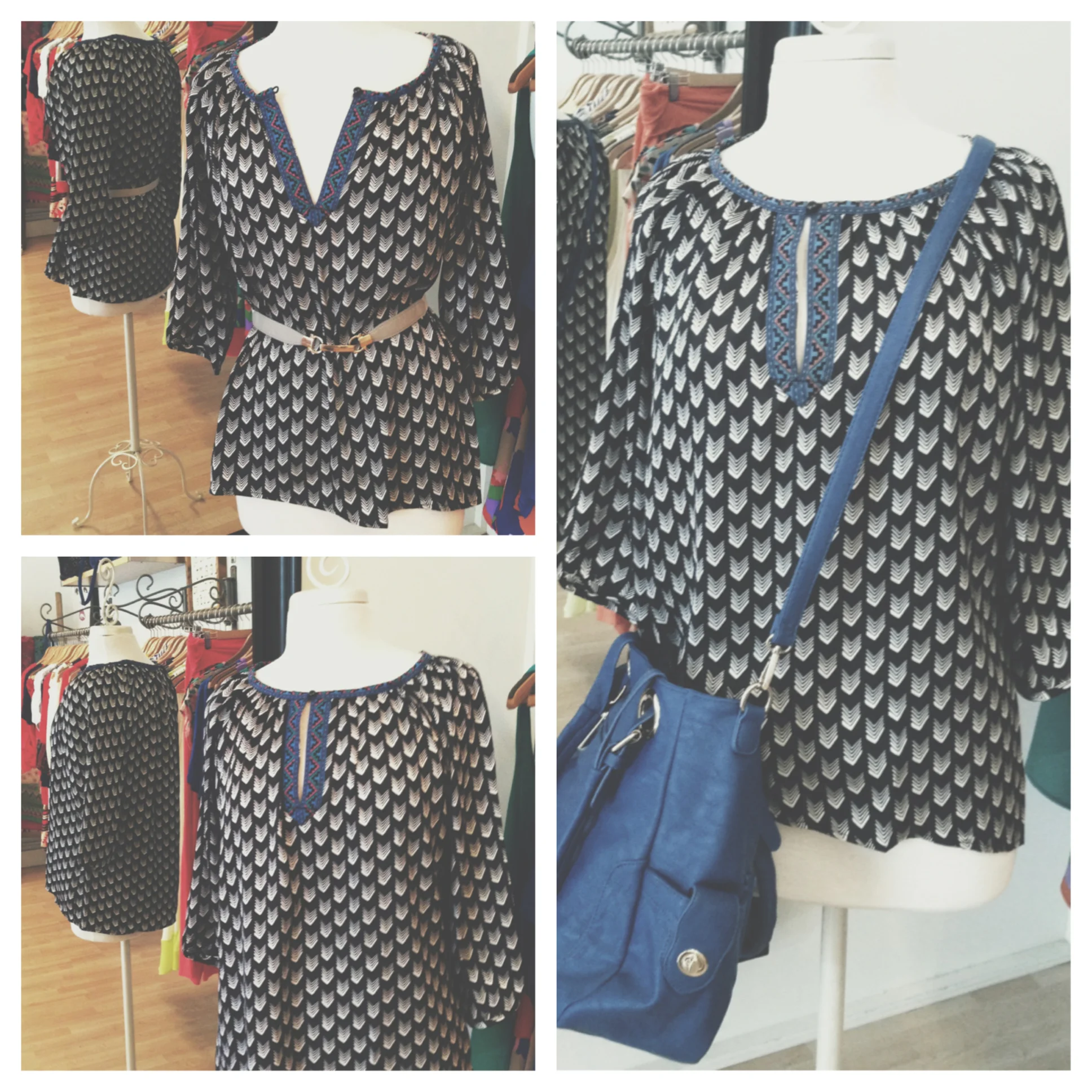 One blouse, 3 ways!