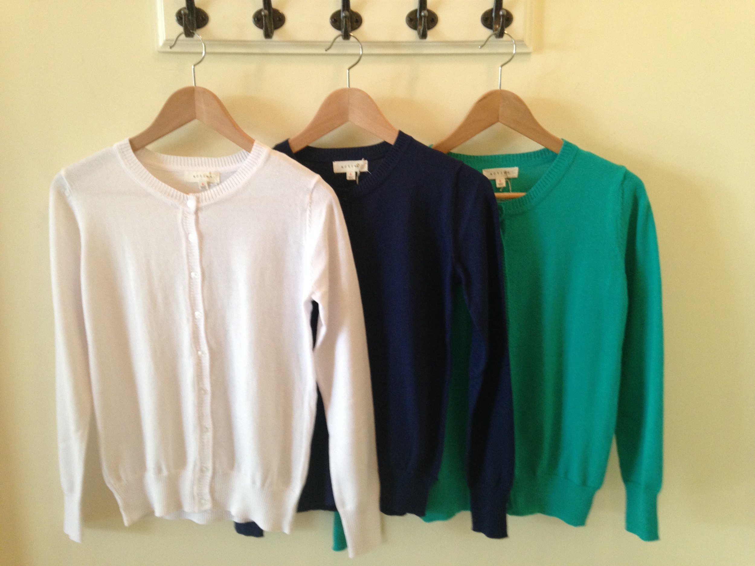 Active cardigans in an array of colors