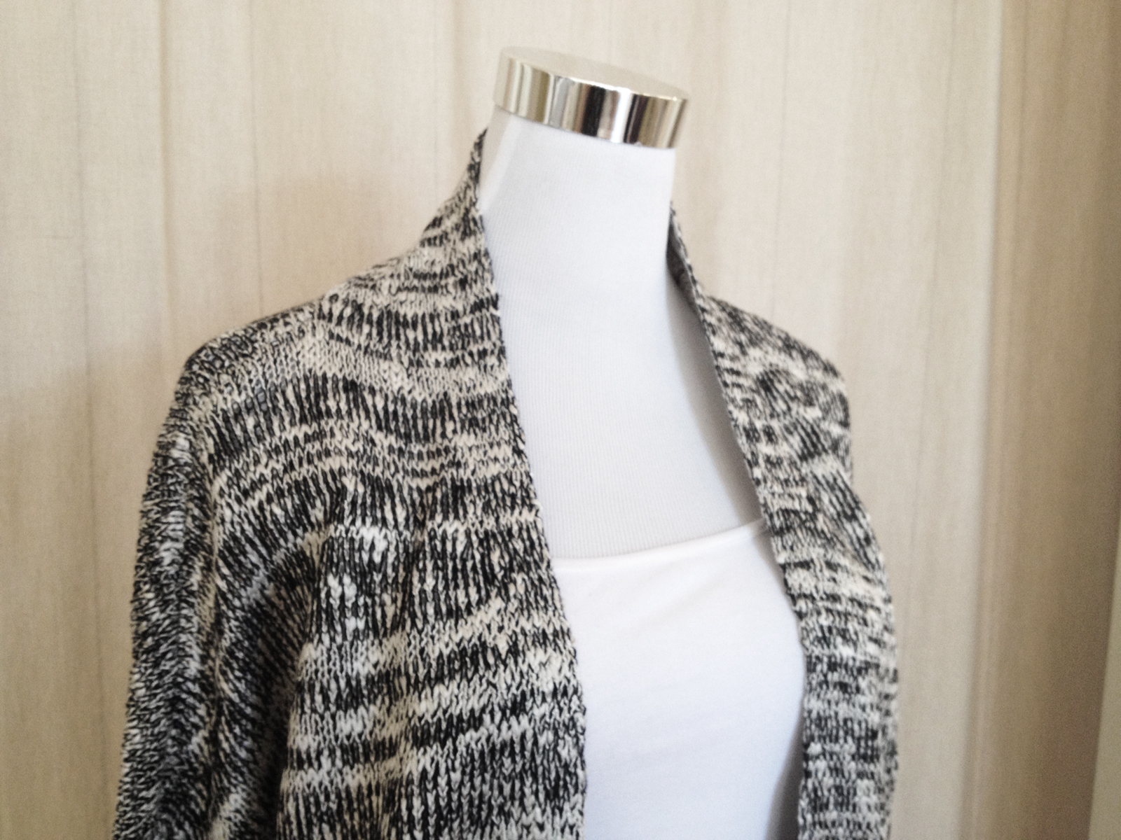 Gray Marled Cardigan