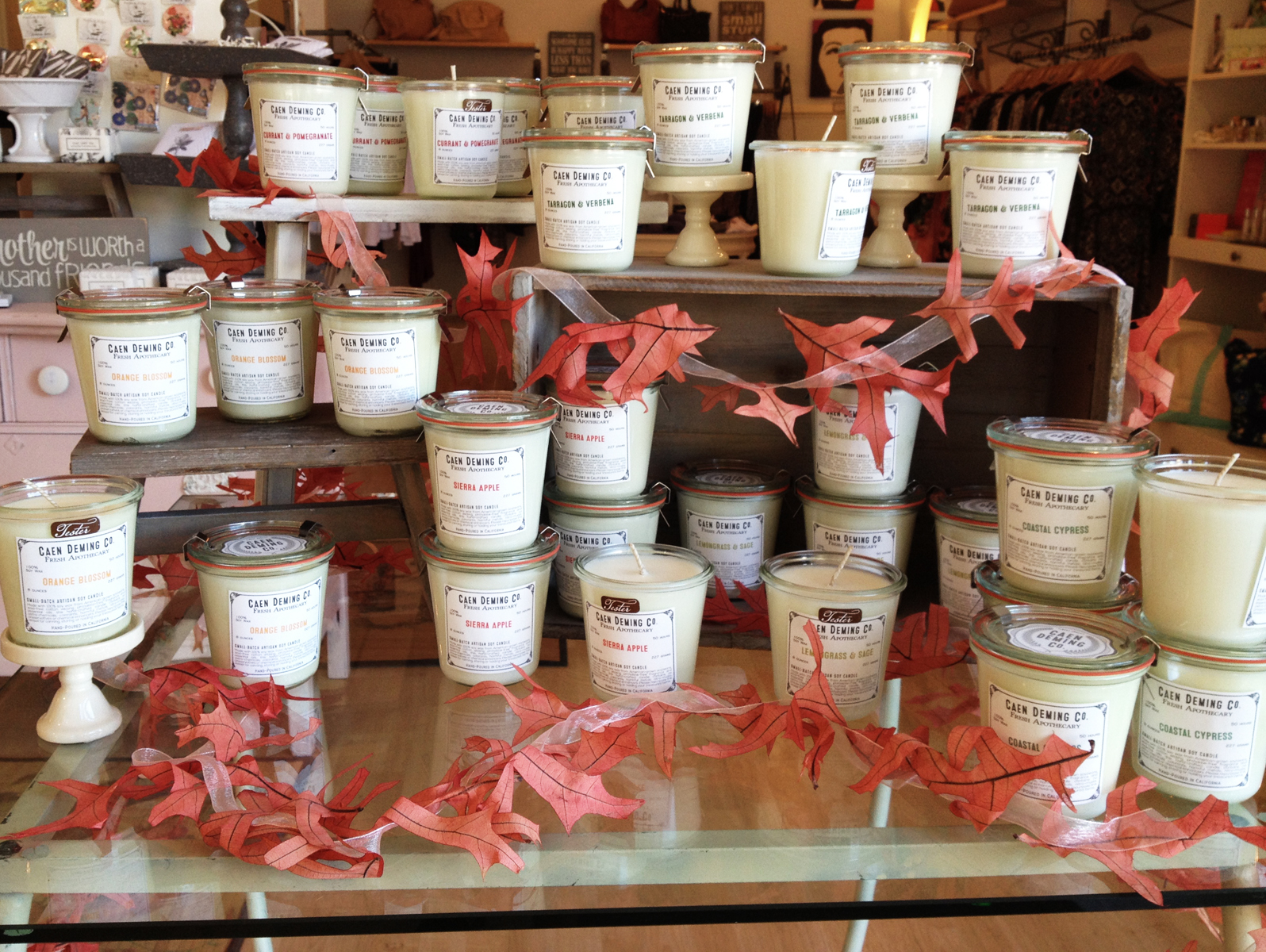 Caen Deming Co. Candles