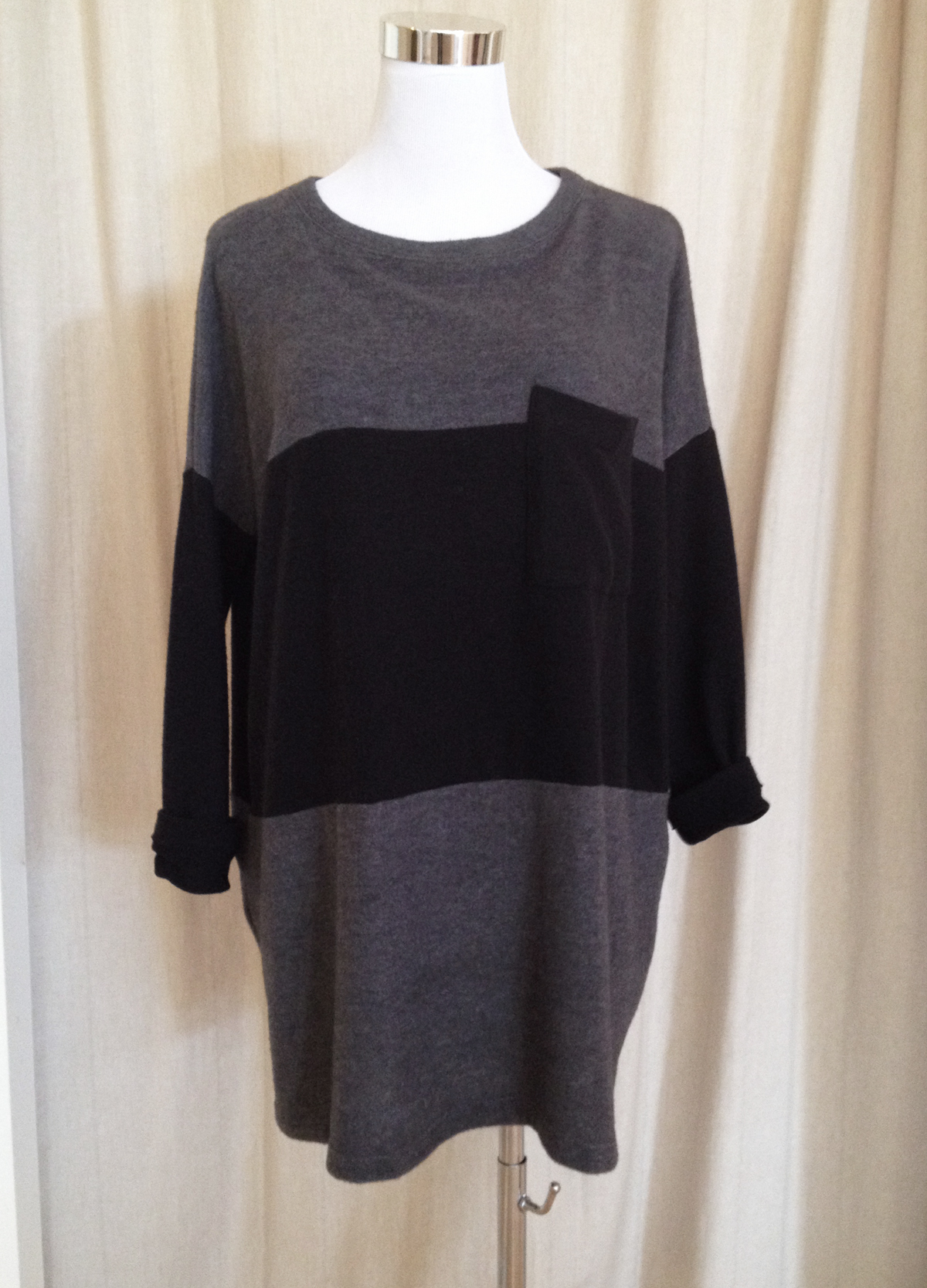 Colorblock Fleece Top