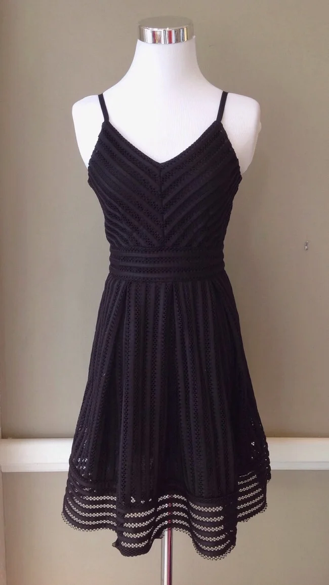 Black lace party dress, $38