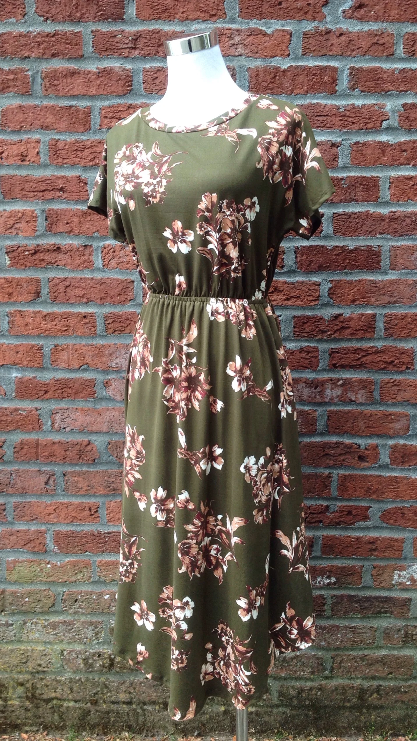 Soft knit midi dress with side pockets, $38