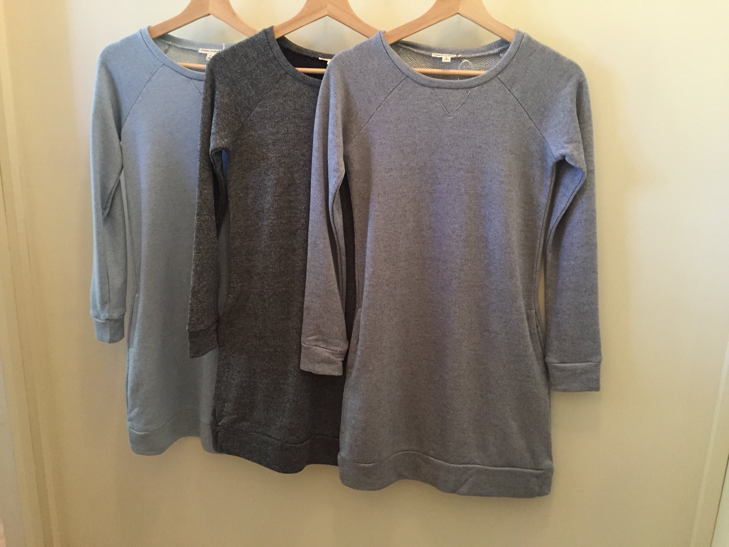  Cozy Tunics,&nbsp;$32  (Perfect for a brisk Seattle morning, has pockets!) 