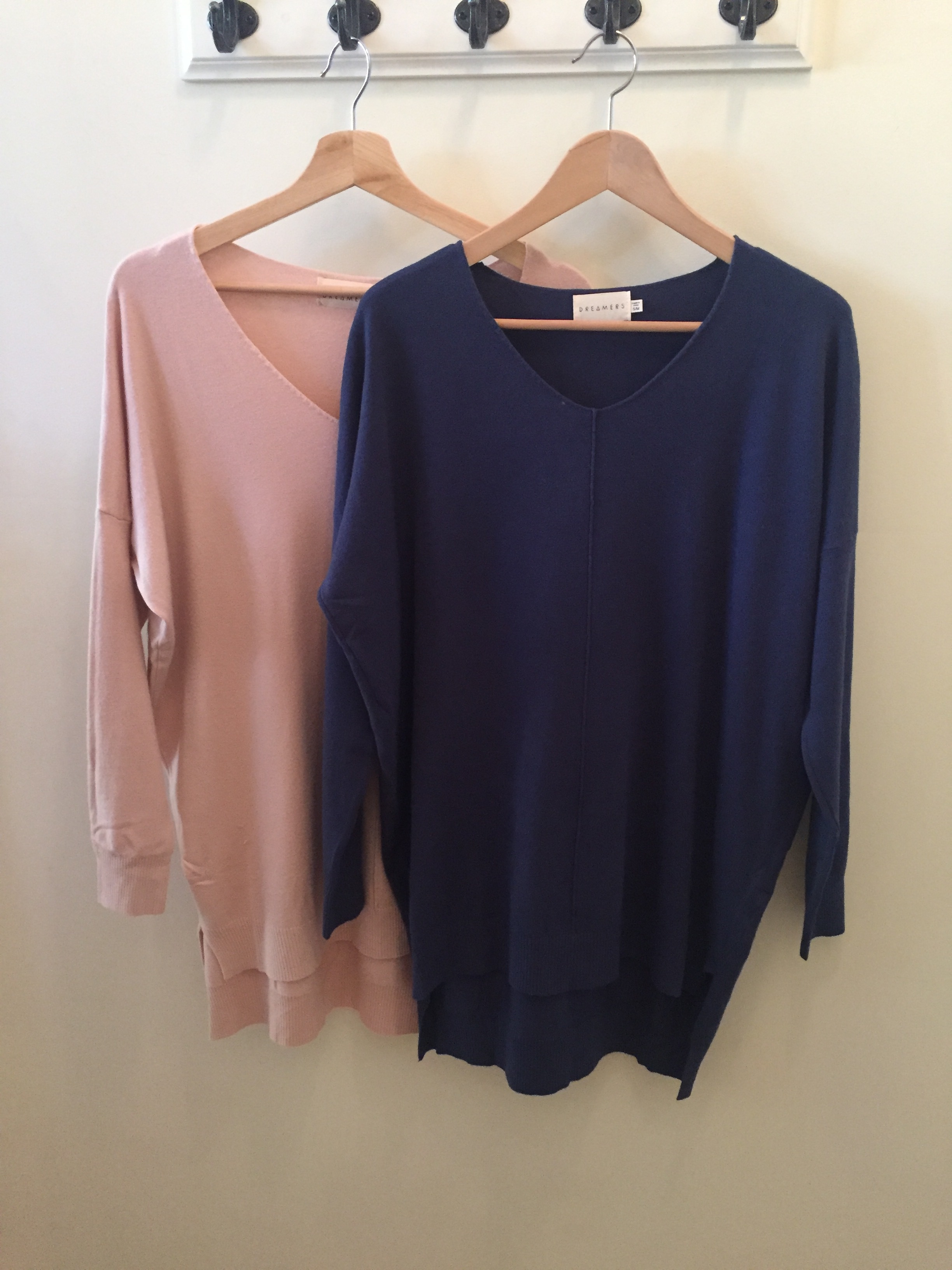 Dreamers V-Neck Sweaters, $42