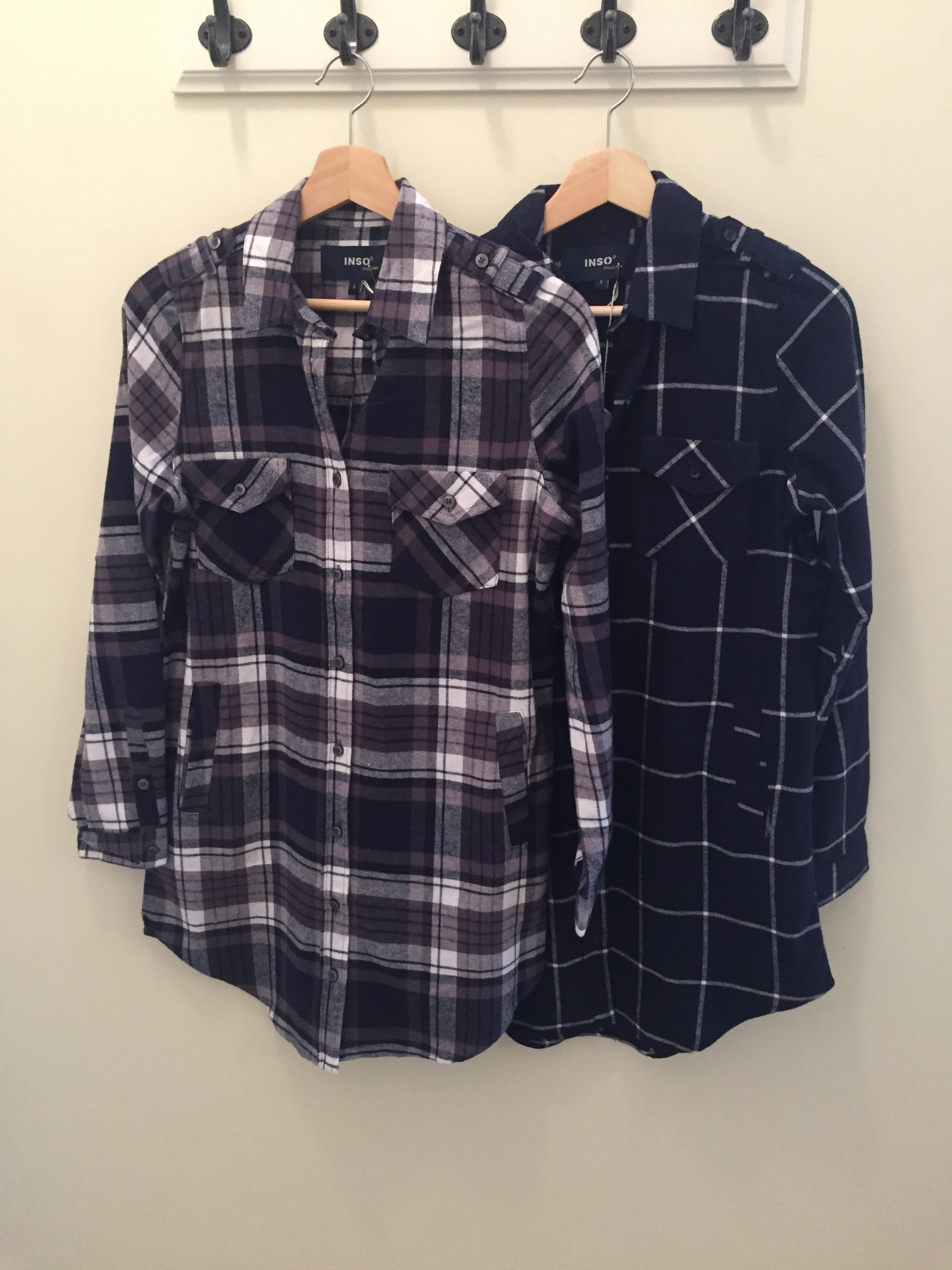 Tunic Flannel, with Pockets! $32