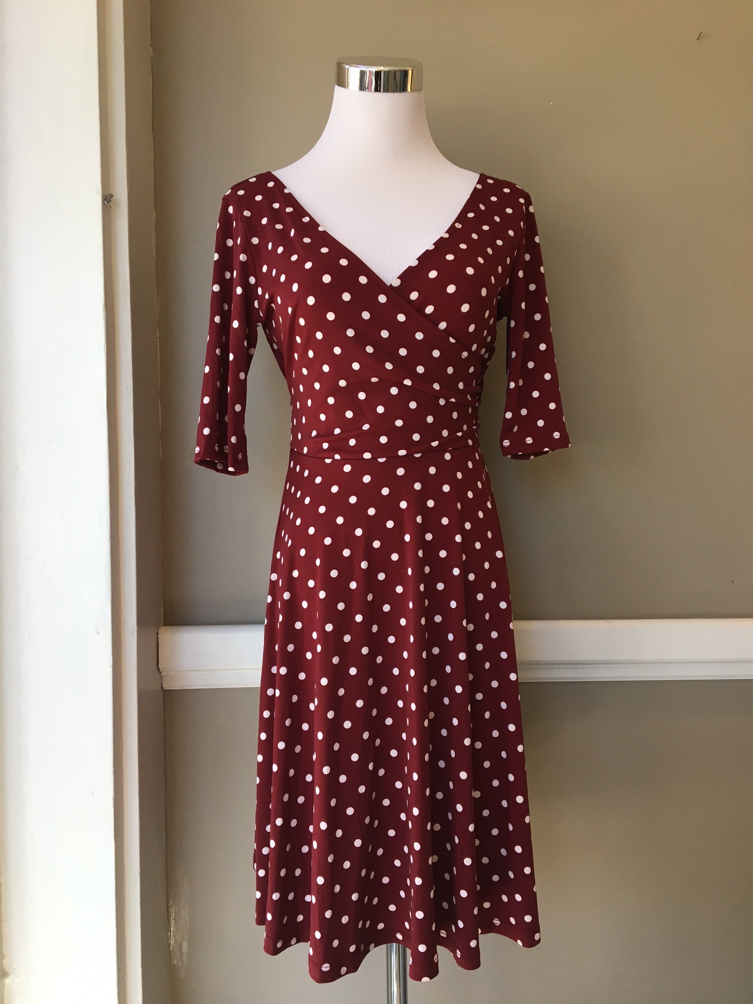 Polka Dot Dress ($42)
