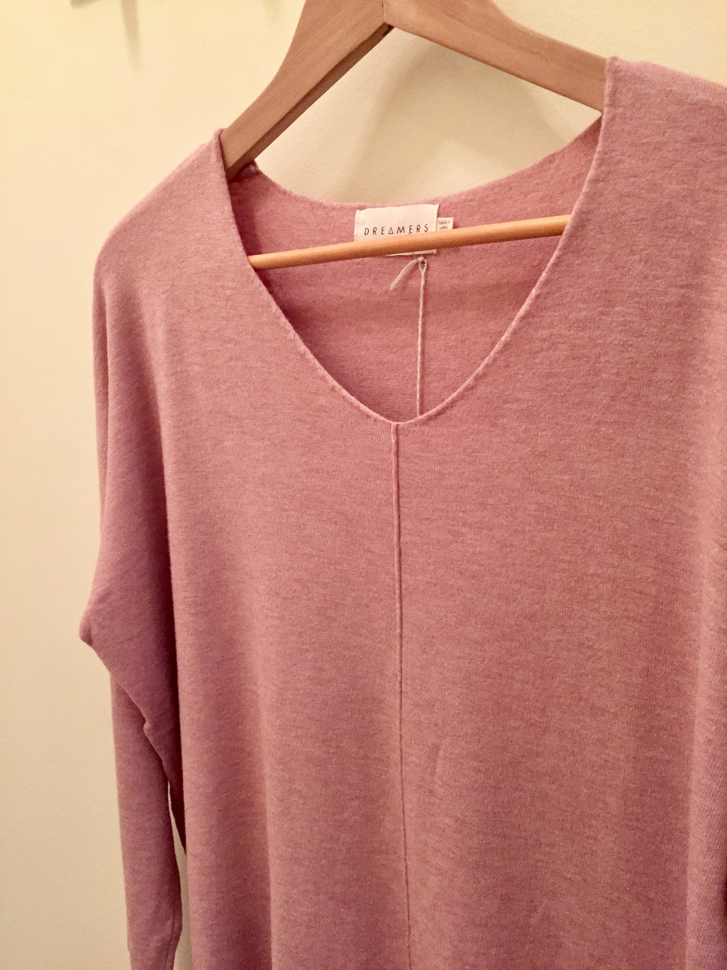 Dreamers Sweater (Back in Blush, $42)