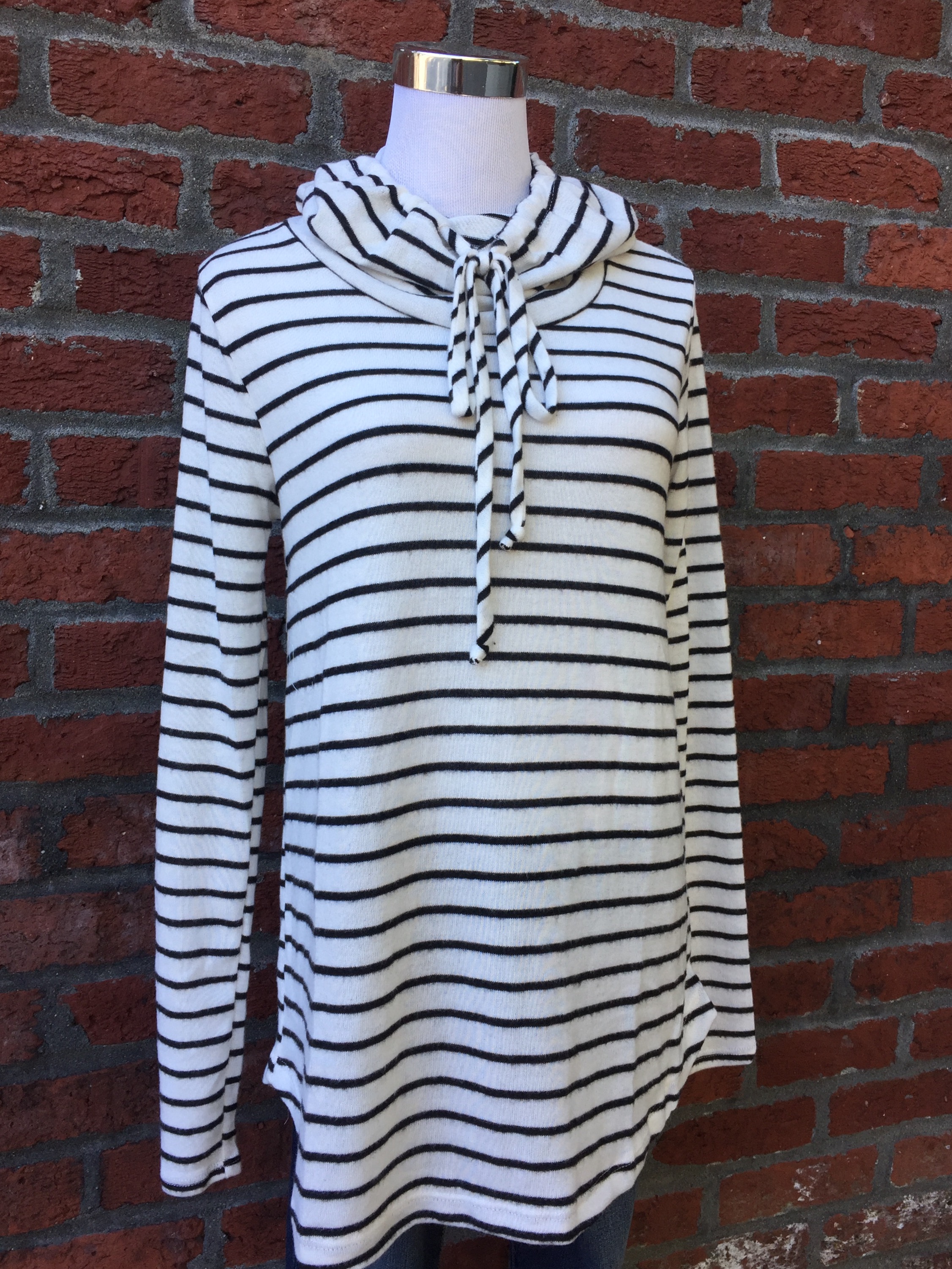 Staccato Striped Drawstring Sweater ($35)