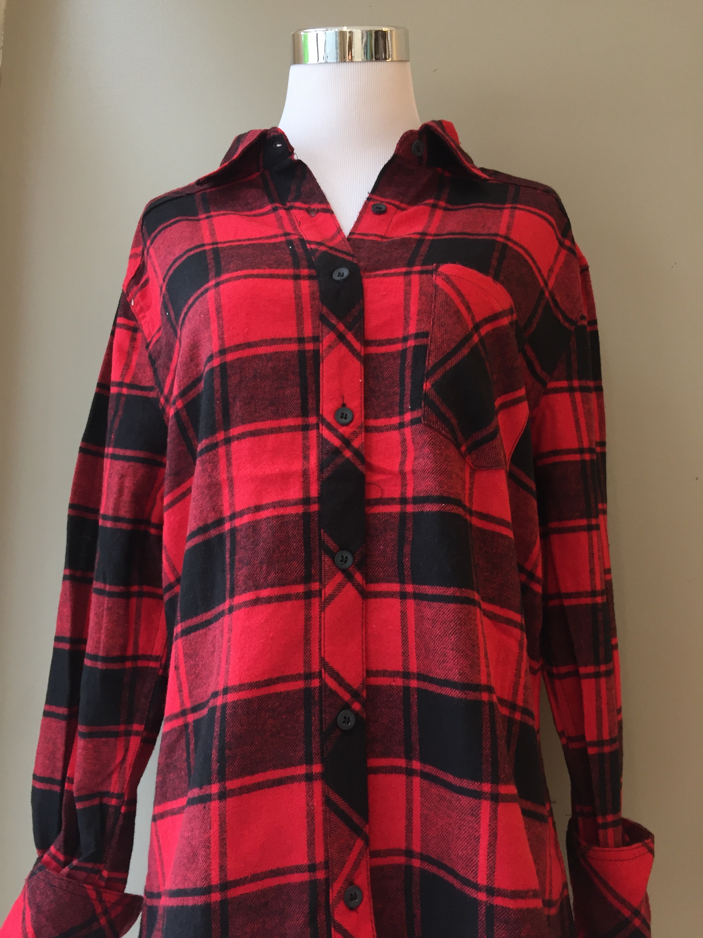 Flannel with elbow patch ($34, in various color ways)