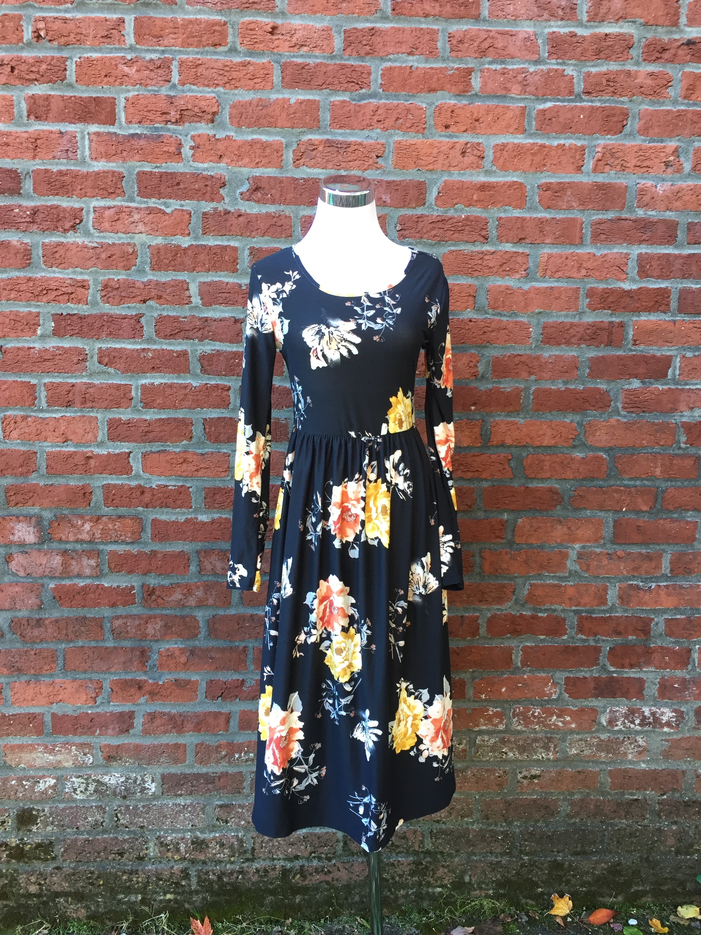 Floral Long Sleeve Dress ($38)