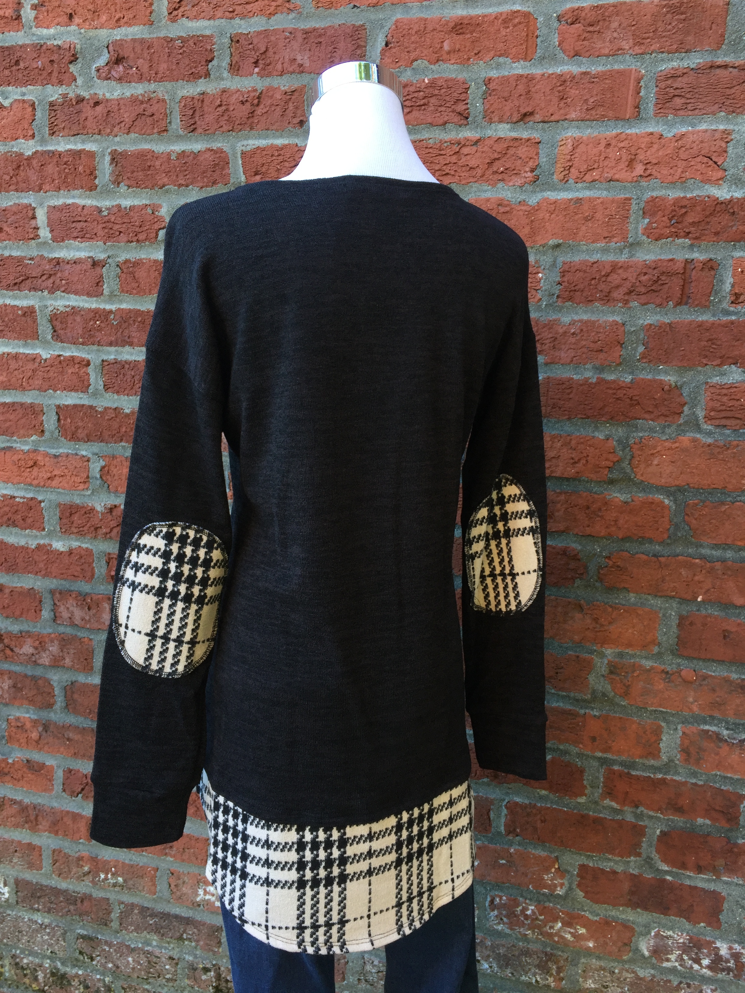 Black Sweater w/ Back Detail ($34)