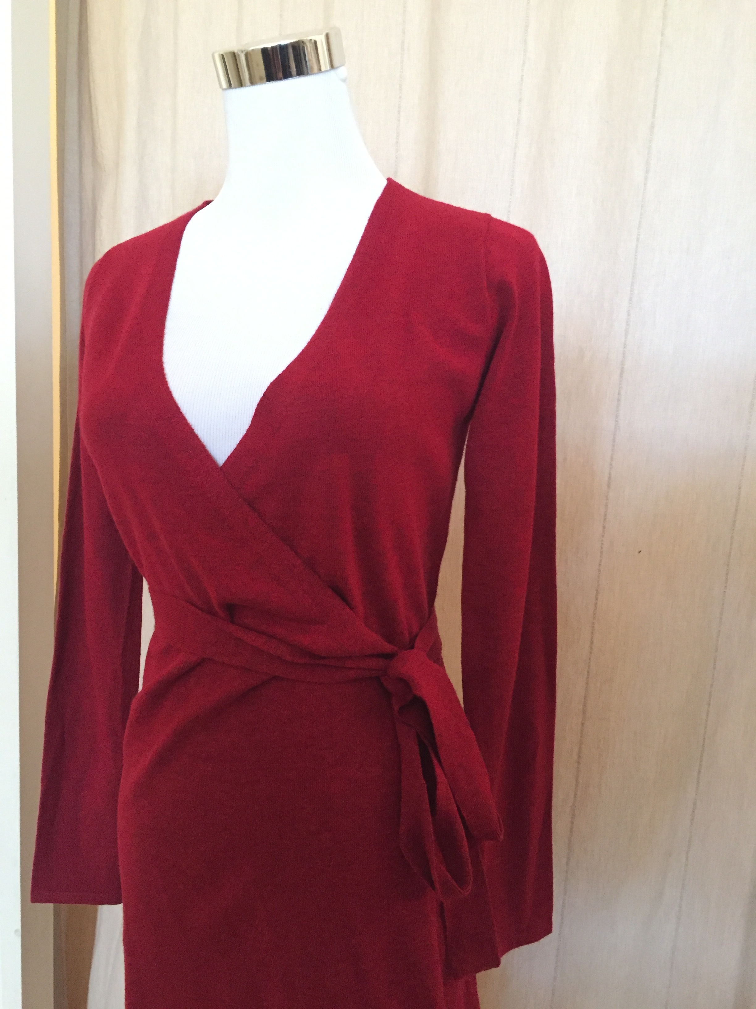 Wrap Dress ($48 Red and Black)