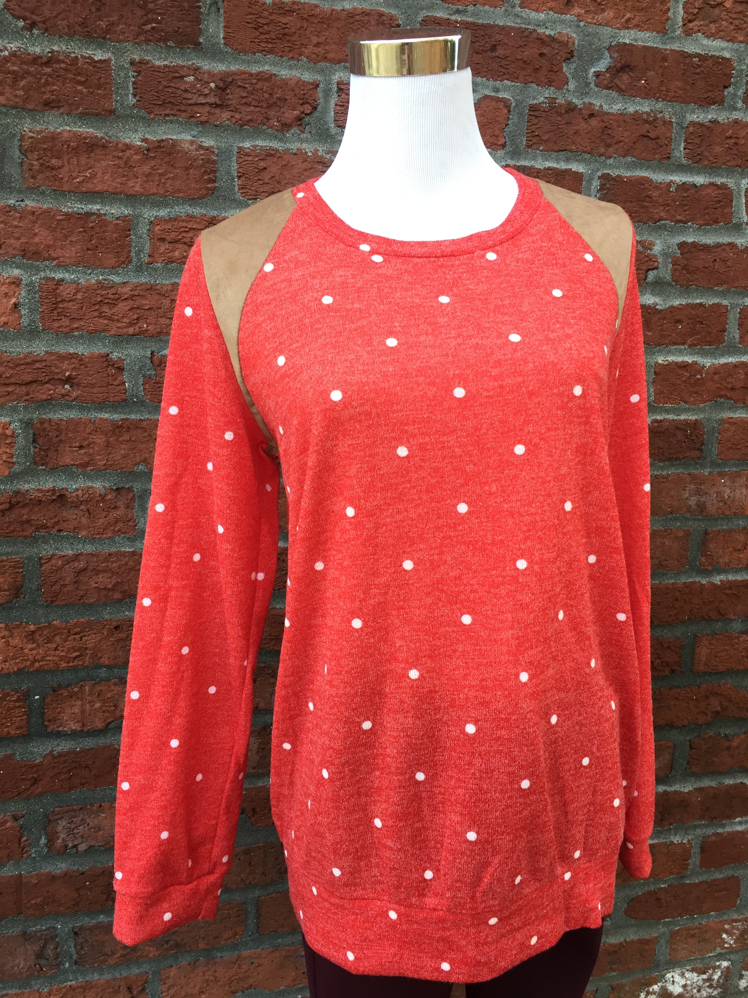 Polka Dot Sweater ($35)