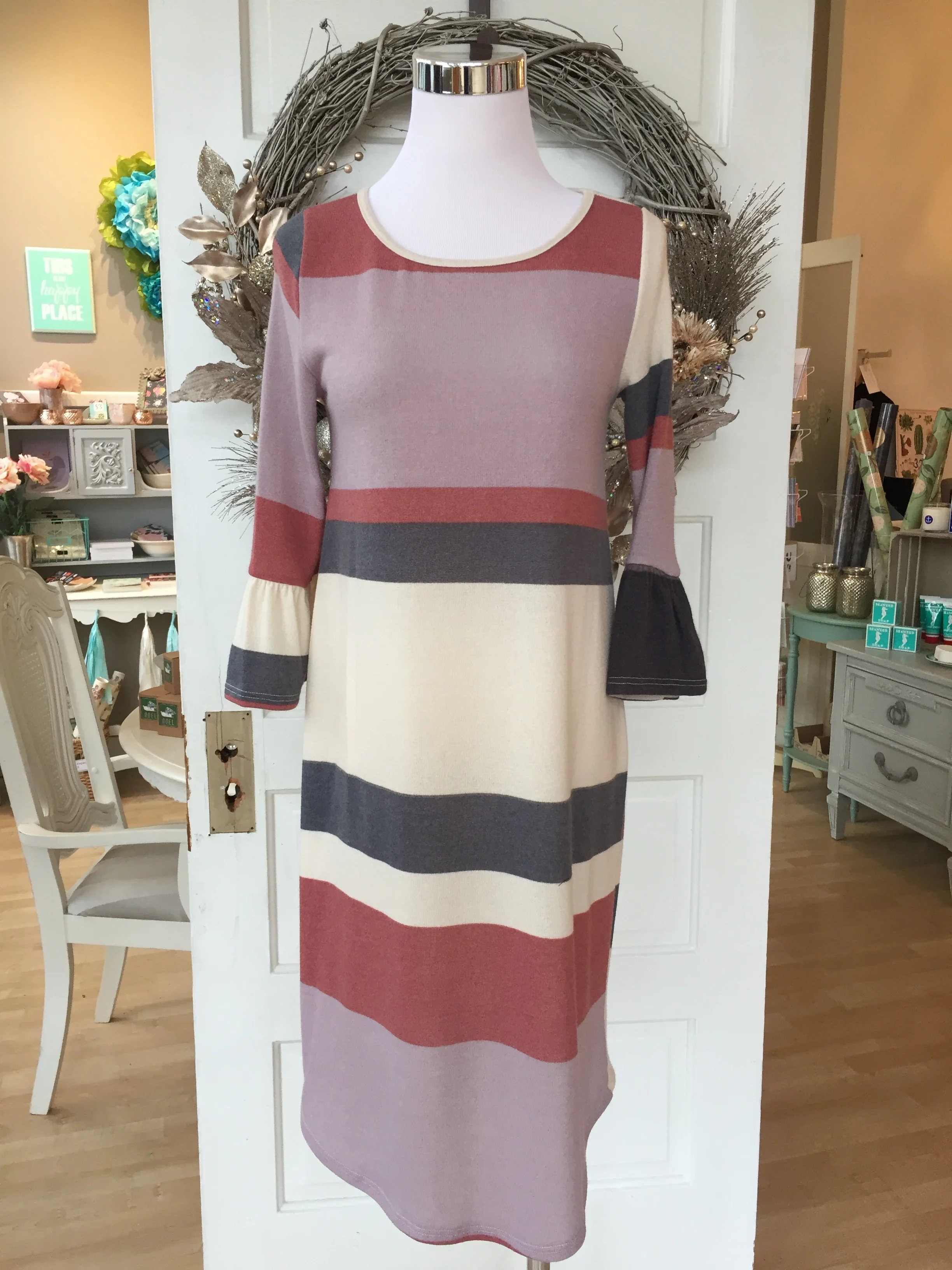 Les Amis Striped Dress $38