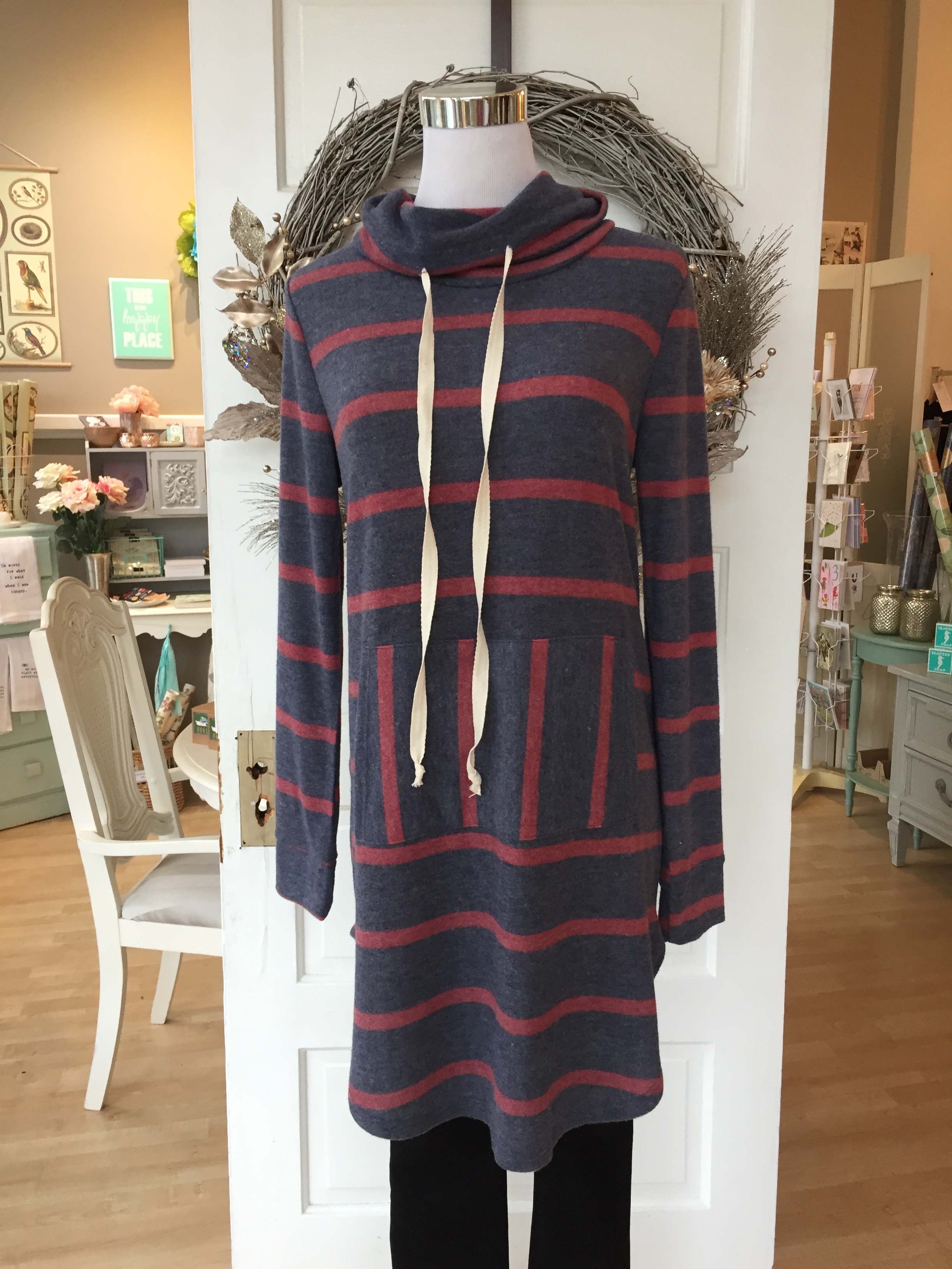 H+Co Striped Tunic $40