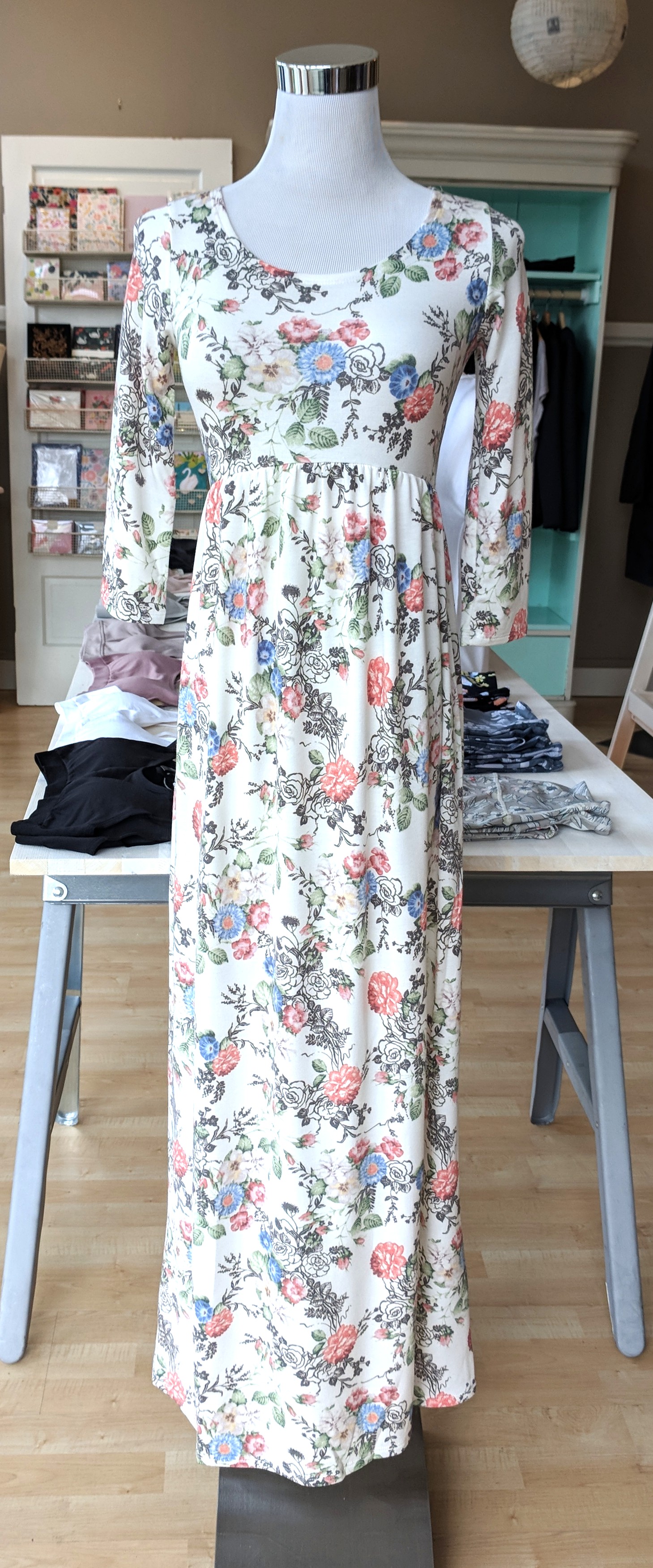 Floral long Maxi dress $38