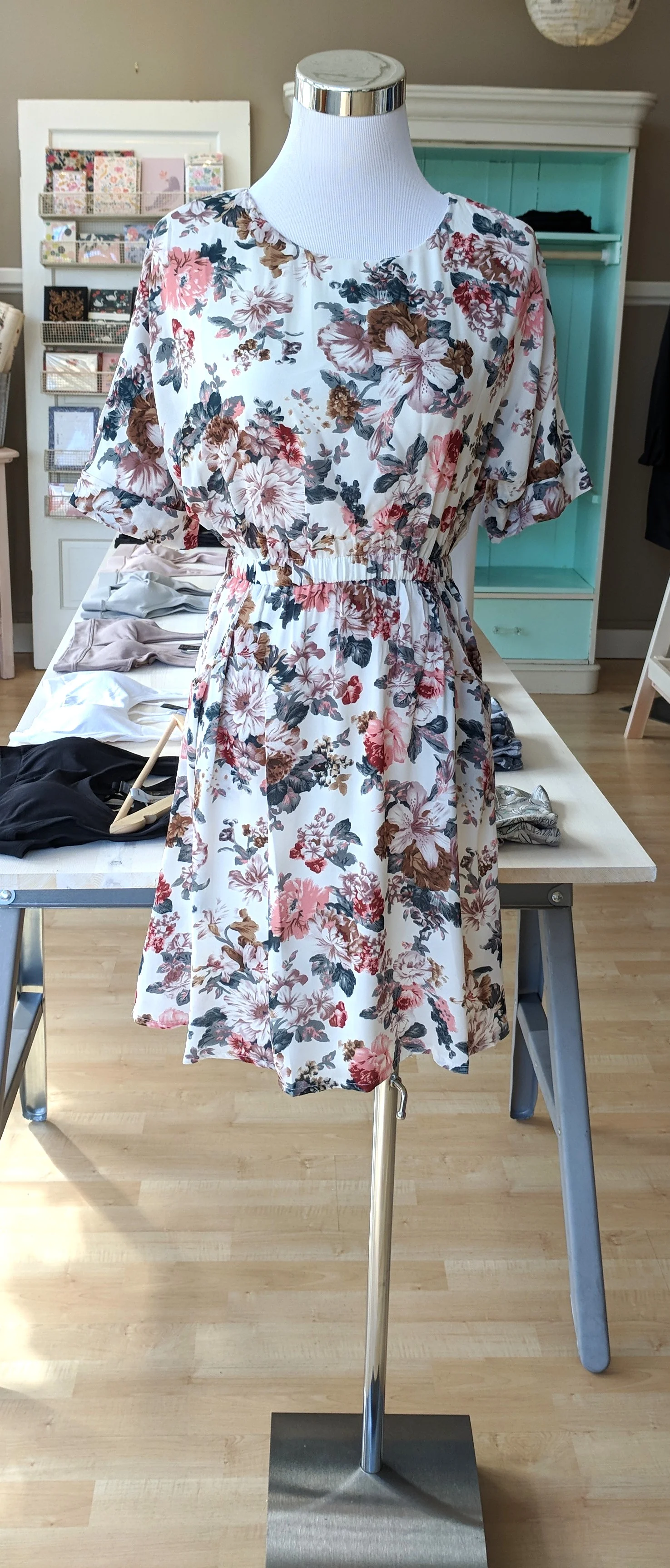 Summer floral dress $42