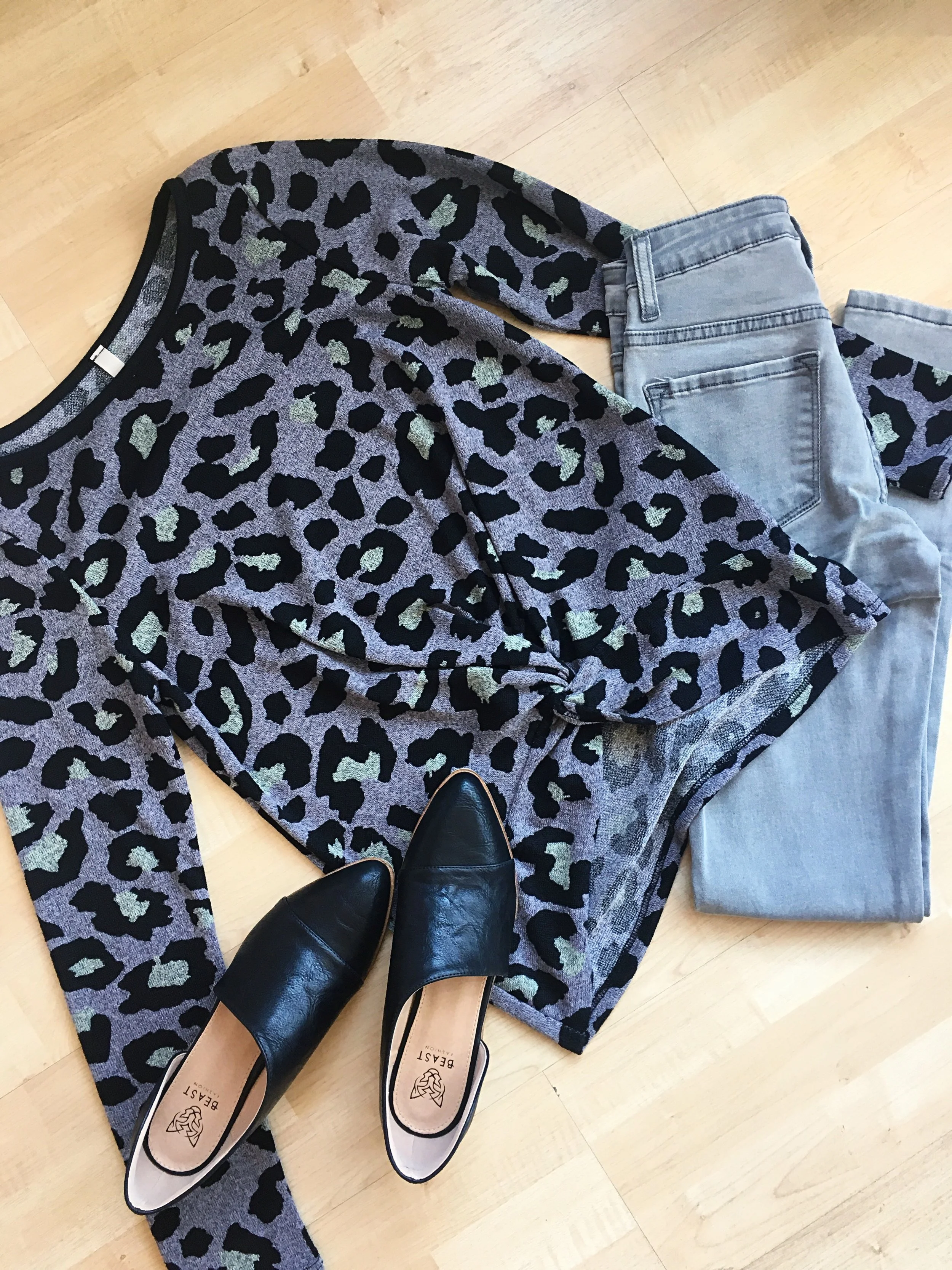 A subtle animal print can add a splash of pattern to your outfit.