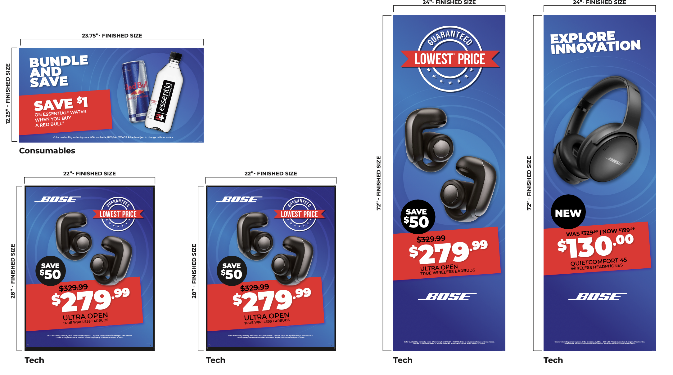 Monthly Campaigns for Multiple Store Formats - Print & Digital Evergreen Format