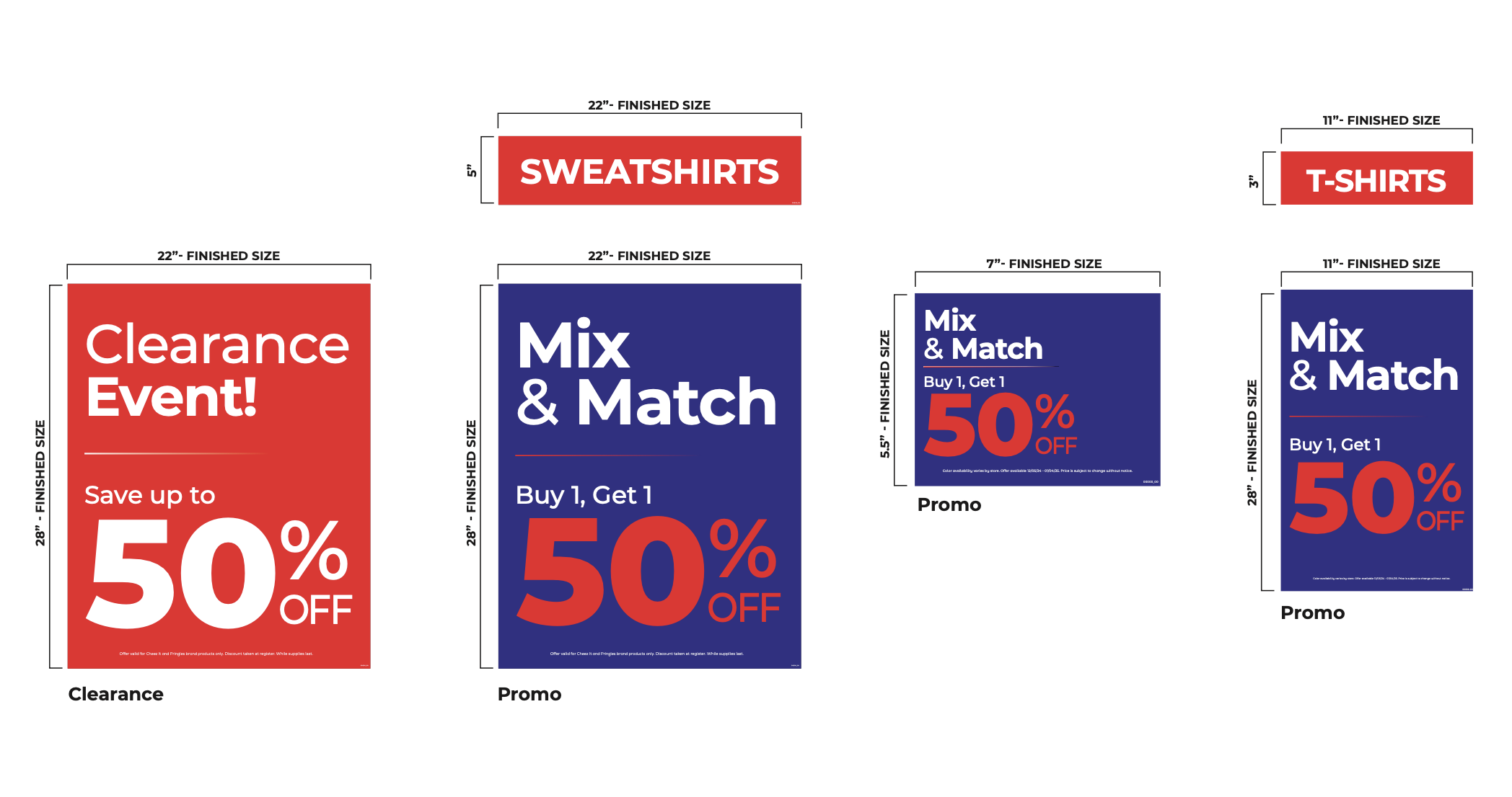 Monthly Campaigns for Multiple Store Formats - Print & Digital Evergreen Format