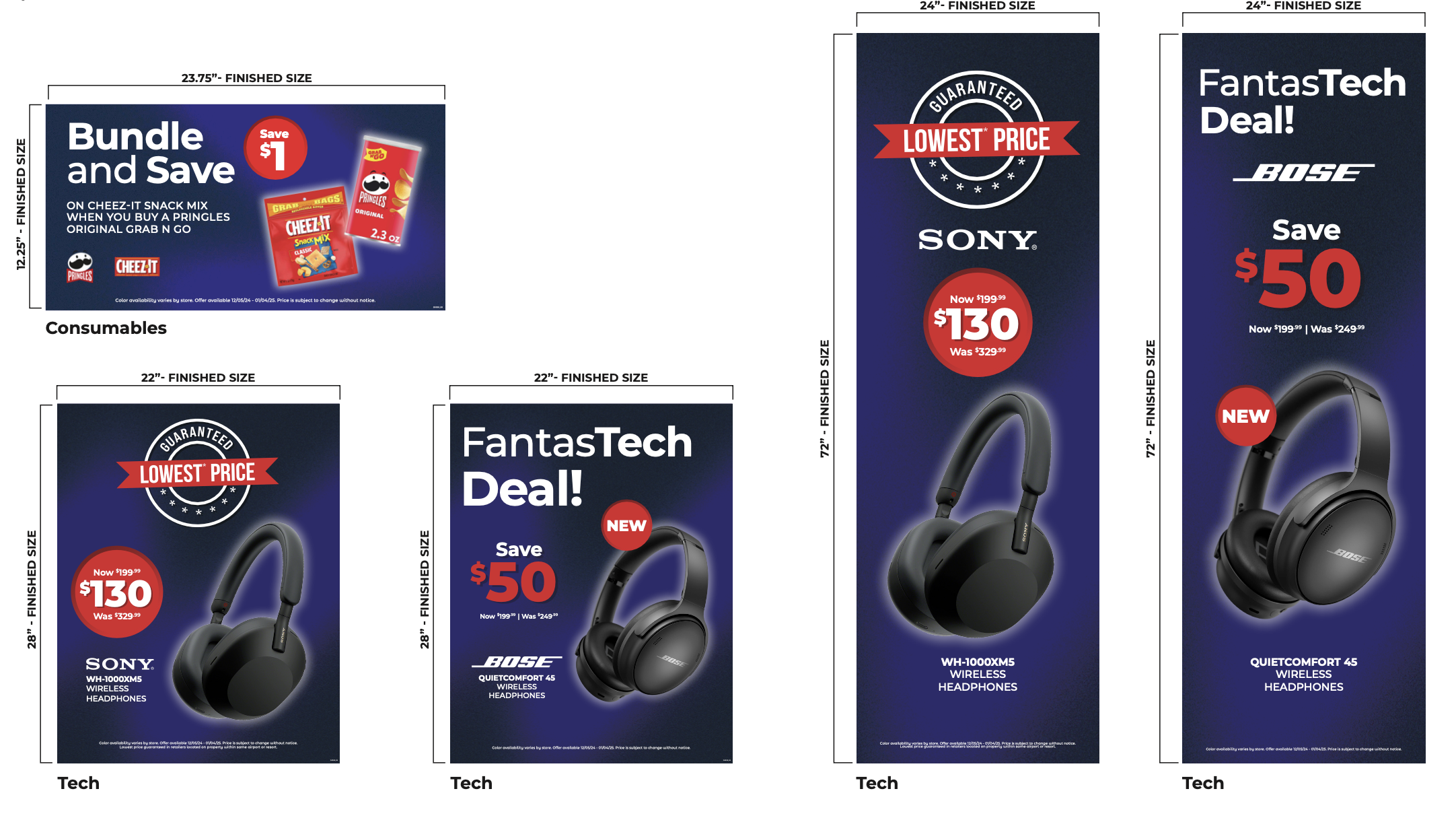 Monthly Campaigns for Multiple Store Formats - Print & Digital Evergreen Format