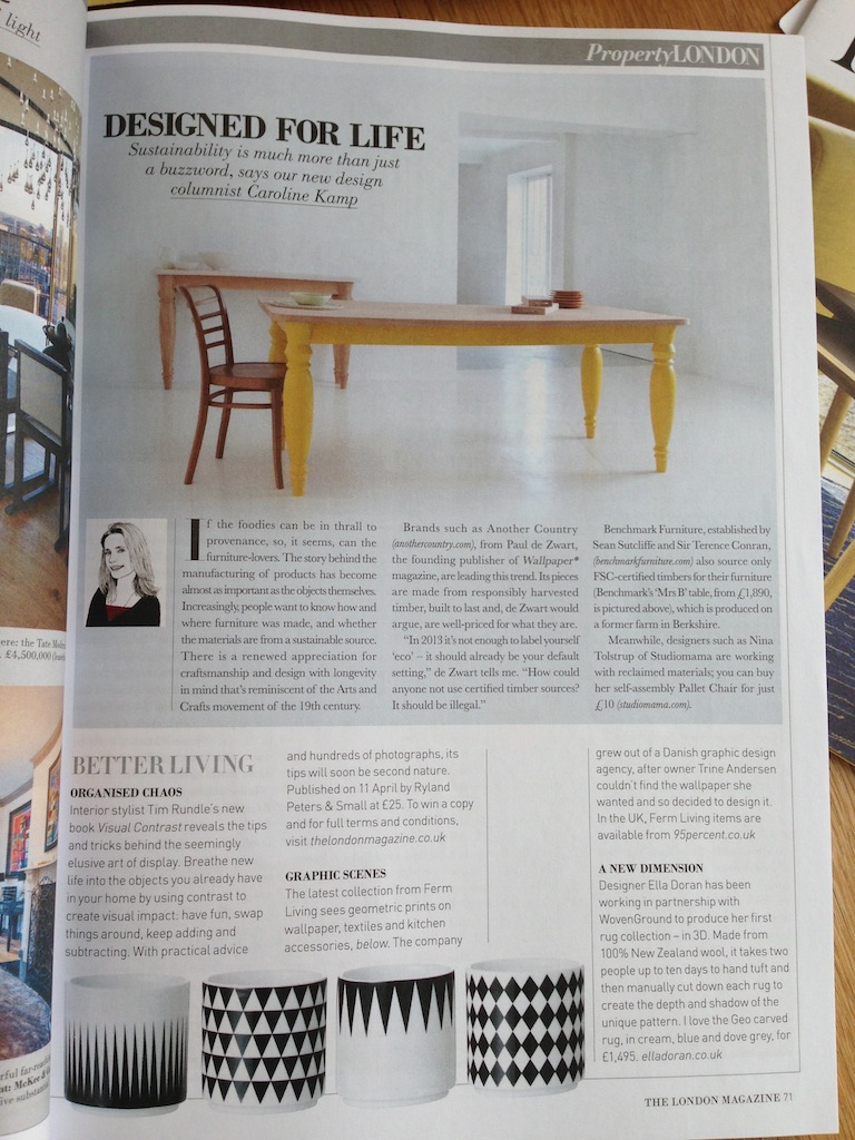 Excuse me while I blow my own trumpet, but here's my new monthly column for The London Magazine in actual print on actual paper. I'm happy about this. Can you tell? No humble brags here, just straight up old fashioned bragging. 