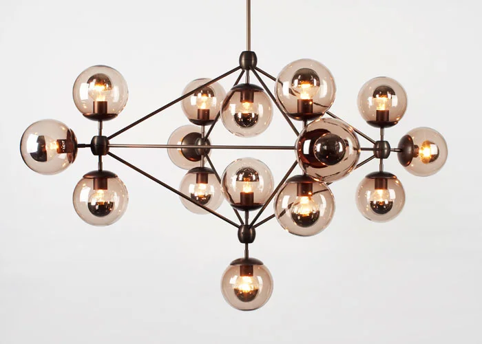 Modo chandelier by Jason Miller for American brand Roll & Hill, at SCP. The clocks go back this weekend which means it's time to think about lighting. Are you happy with yours, have you got the right bulbs, could you do with some more mood lights..? I've written about this in my October design column for The London Magazine. 