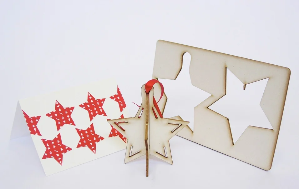Or send a tree decoration from the Pop Out Card Company