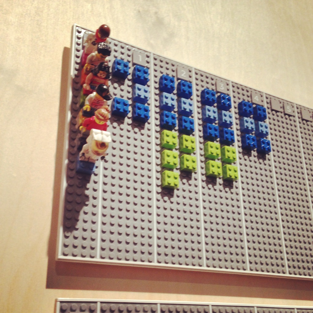 The crowd-pleasing Lego Calendar designed by Vitamins Design, UK