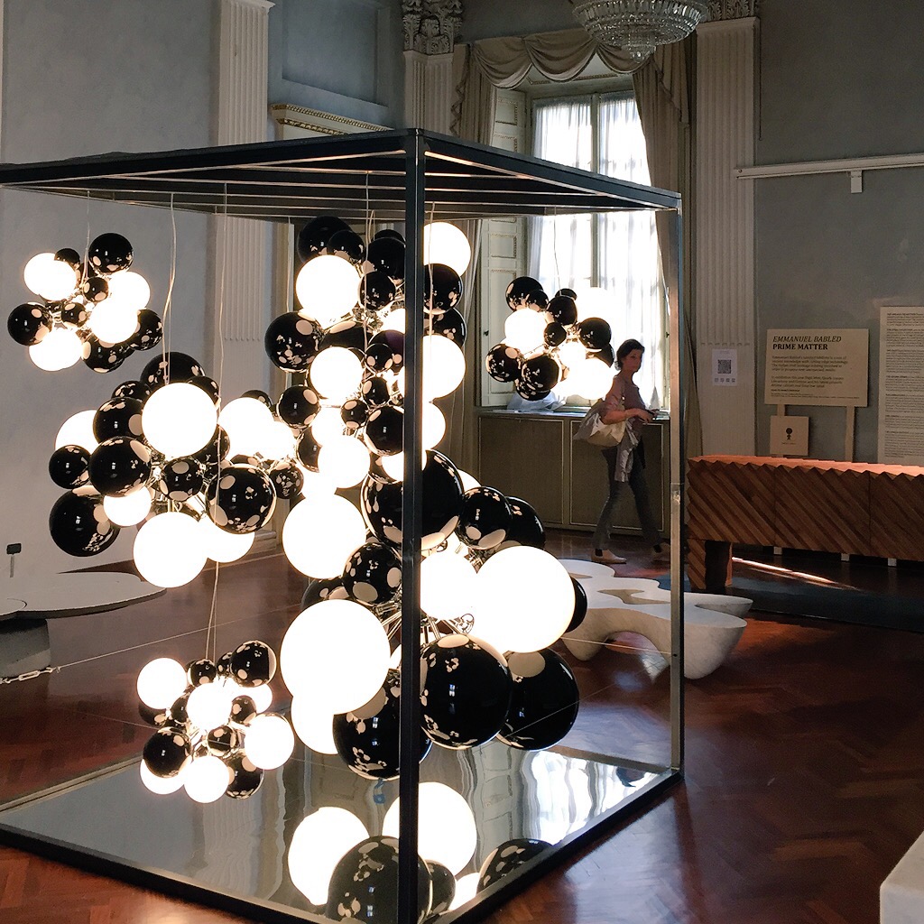 I took this photo inside Palazzo Litta where there was an exhibition called 'Materials: A Matter of Perception' organised by DAMN Magazine and Mosca Partners . To my shame I have to confess that I took the picture above without actually noting down the name of the designer and was possibly thinking more in terms of instagramability.
