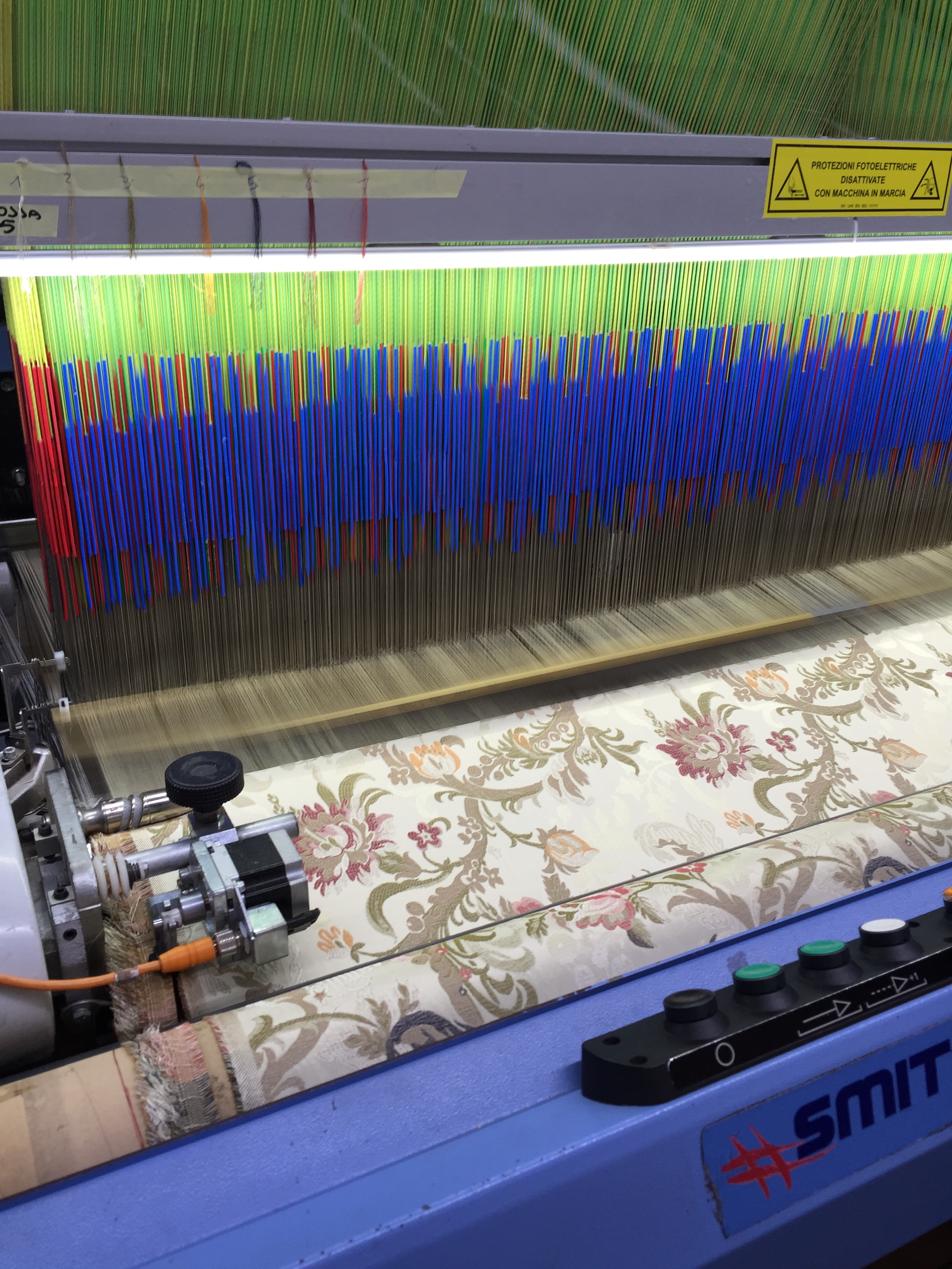 Intricate machine-made patterns.