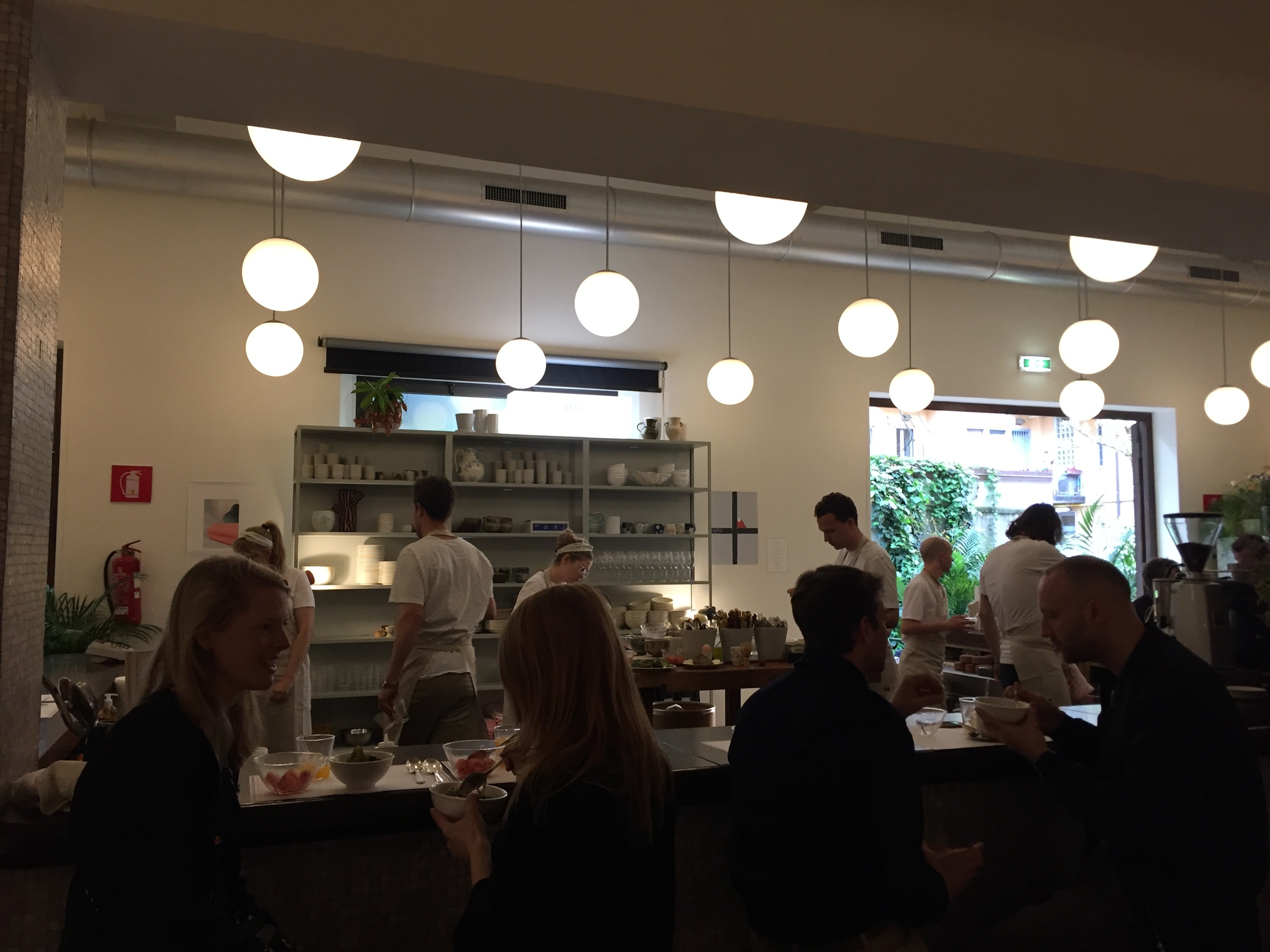 They'd even set up a temporary café and brought over their favourite chef from Denmark, Frederik Bille Brahe.