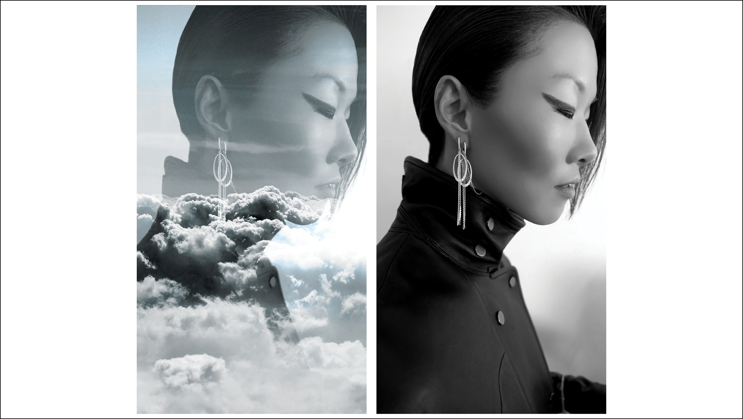 All photography, jewelry, styling and design direction: Simon Alcantara Cinematography: Simon Alcantara Models: Riji Suh and Maxmillion Makeup, hair, and grooming: Griselle Rosario Beauty Assitant: Jennifer Molina Poetry: Jermaine Brown Post Production: Max Rosario Produced by Creative Collective Col-LAB