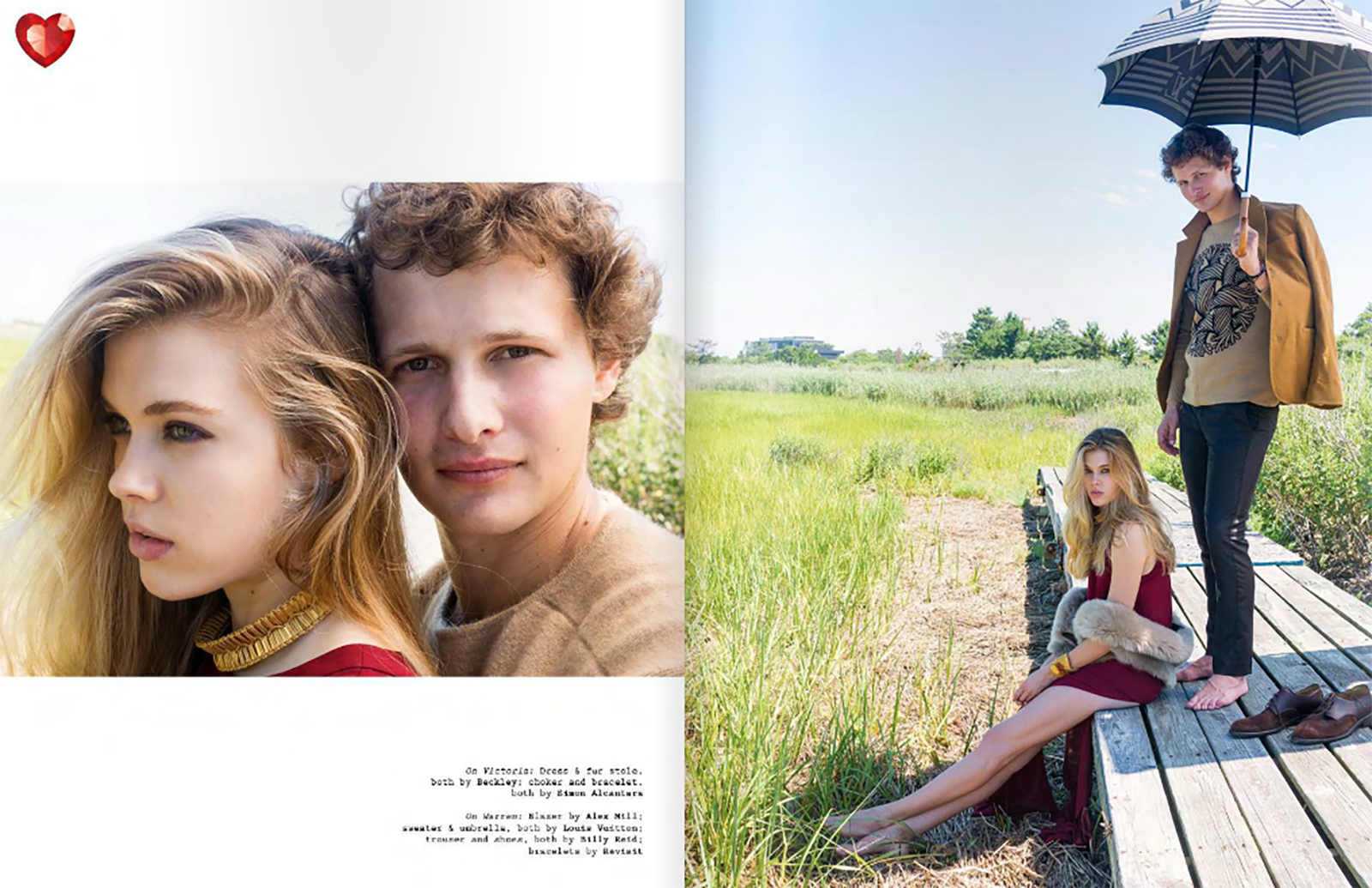 VISUAL TALES MAGAZINES VT 15 SHOT BY ARTHUR ELGORT, STYLED BY JOHN TAN, MODELS WARREN ELGORT AND VICTORIA LEE. JEWELRY SIMON ALCANTARA