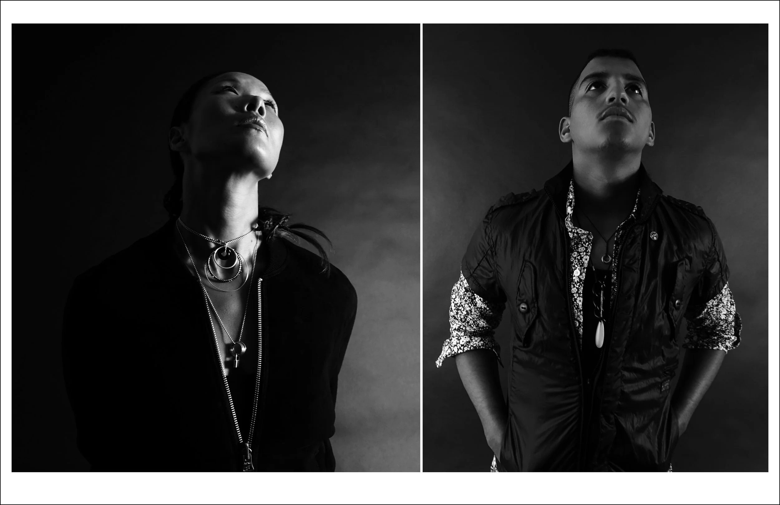 Models: Riji Suh & Maxmillion Photography, jewelry, styling, art direction, and design direction: Simon Alcantara Post Production: Max Rosario Hair: Joni Johnson of Kropps and Bobbers Salon