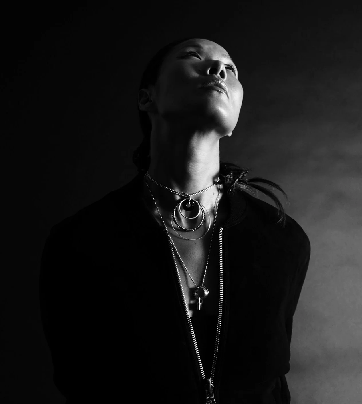 Models: Riji Suh & Maxmillion Photography, jewelry, styling, art direction, and design direction: Simon Alcantara Post Production: Max Rosario Hair: Joni Johnson of Kropps and Bobbers Salon