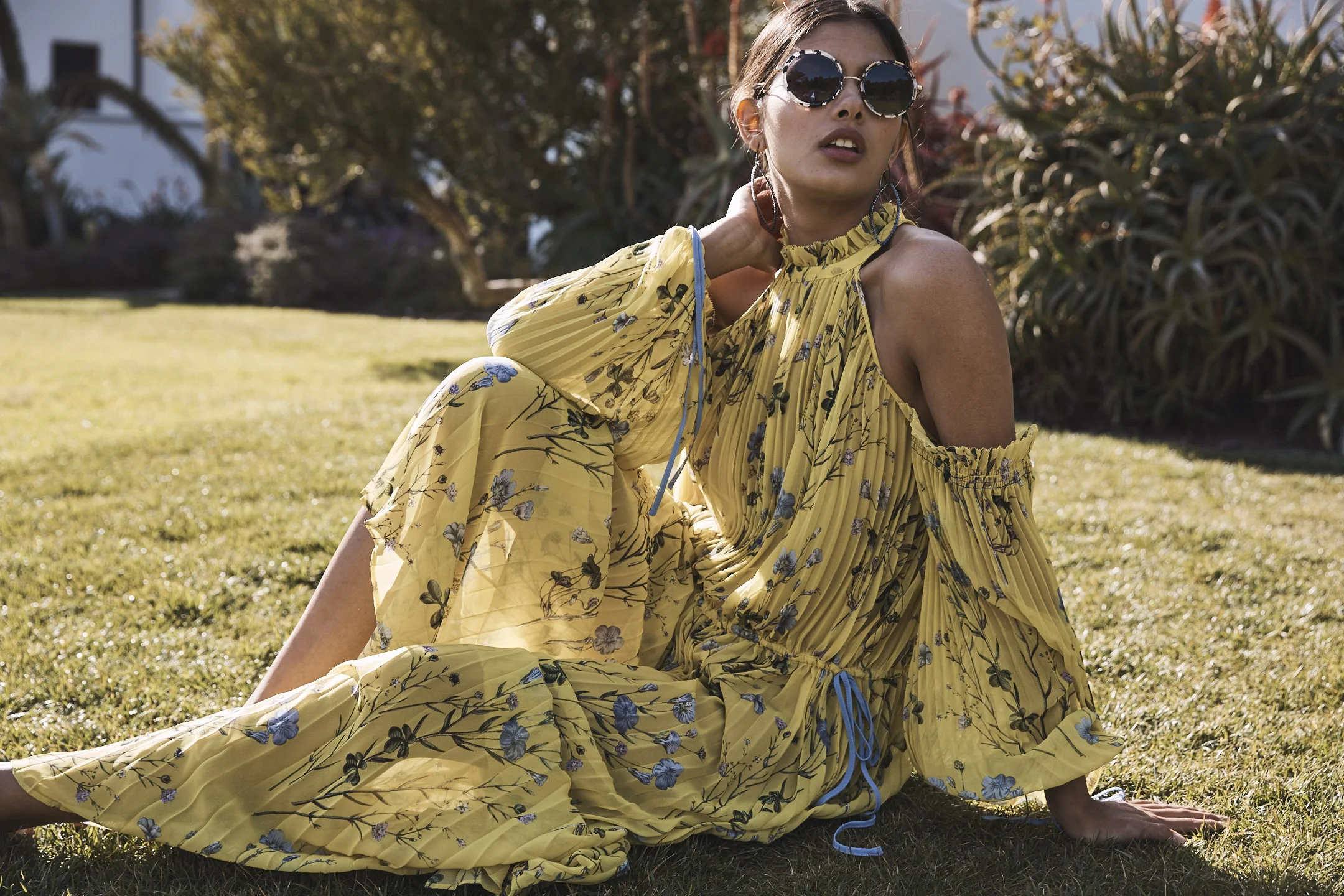 Ritz Carlton Magazine Summer issue. Photography by Trevor King, styled by Mimi Lombardo. Simon Alcantara AquaLuna earrings