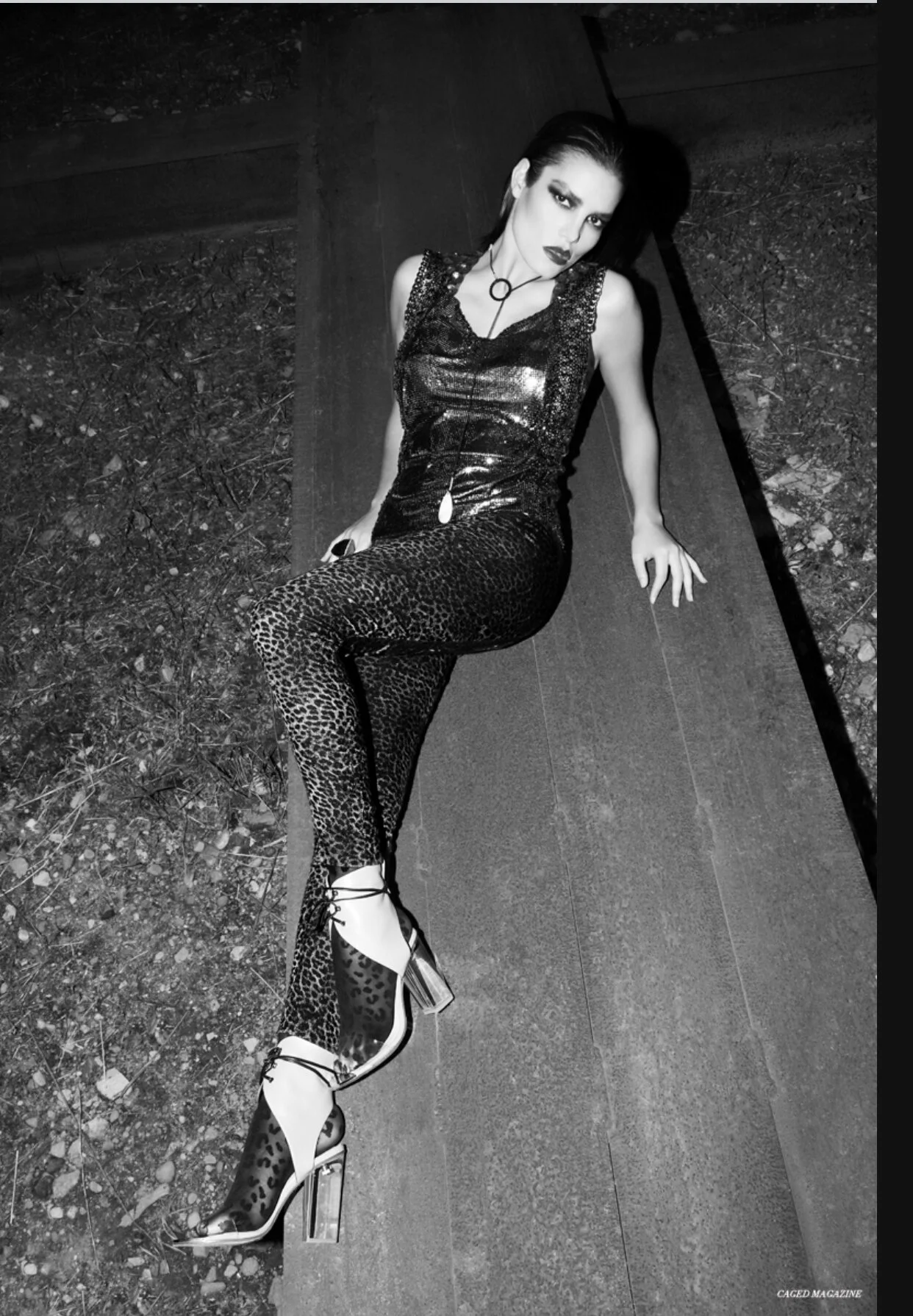 PHOTOGRAPHY: BARRY HOLLYWOOD . STYLIST: ALISON HERNON . MODEL: NOHEMI HERMOSILLO.MAKEUP: BERNADINE BIBIANOUSING MAC COSMETICS HAIR: BERNADINE BIBIANO USING ORIBE. NECKLACE BY SIMON ALCANTARA