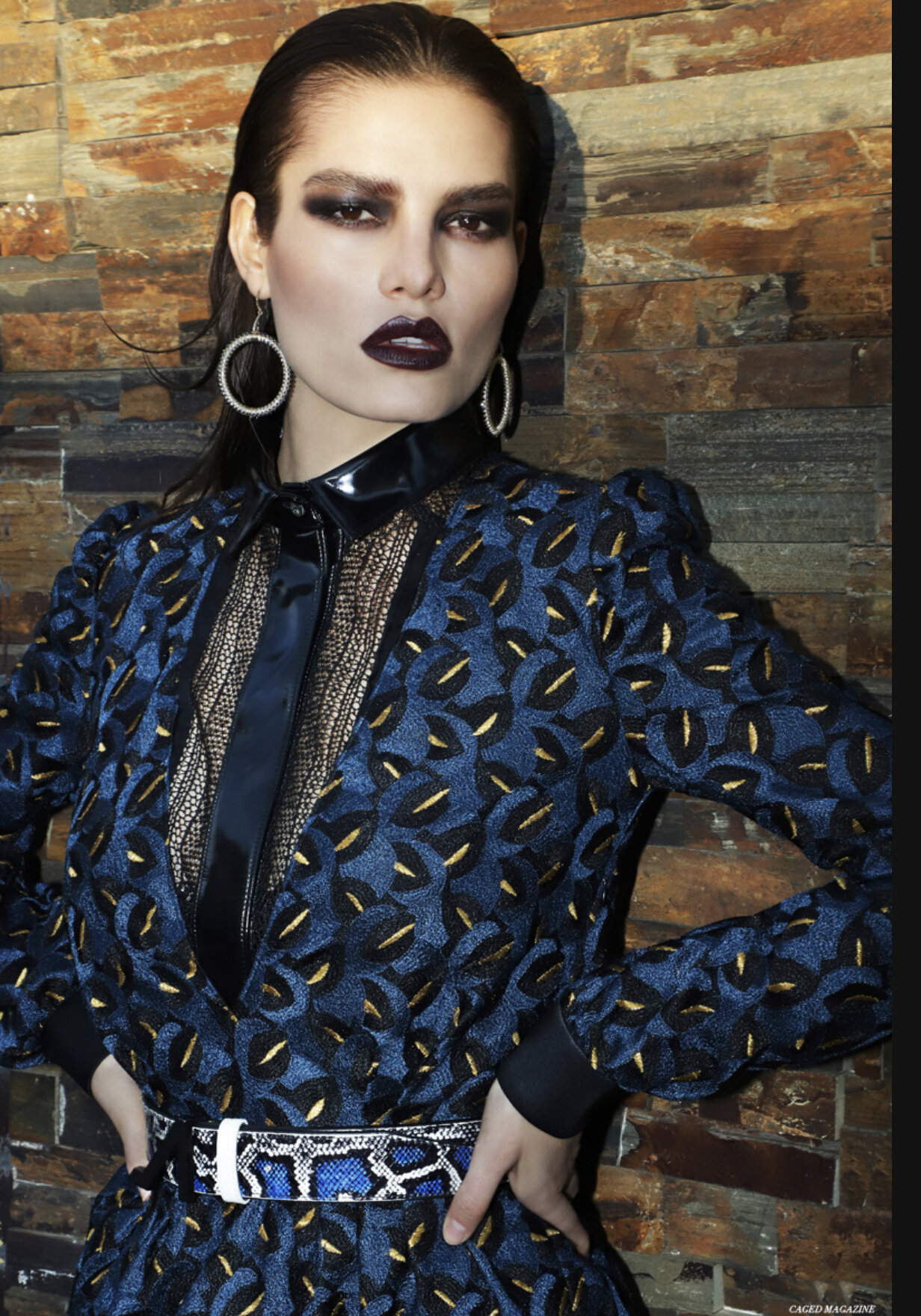 PHOTOGRAPHY: BARRY HOLLYWOOD . STYLIST: ALISON HERNON . MODEL: NOHEMI HERMOSILLO. MAKEUP: BERNADINE BIBIANOUSING MAC COSMETICS HAIR: BERNADINE BIBIANO USING ORIBE.