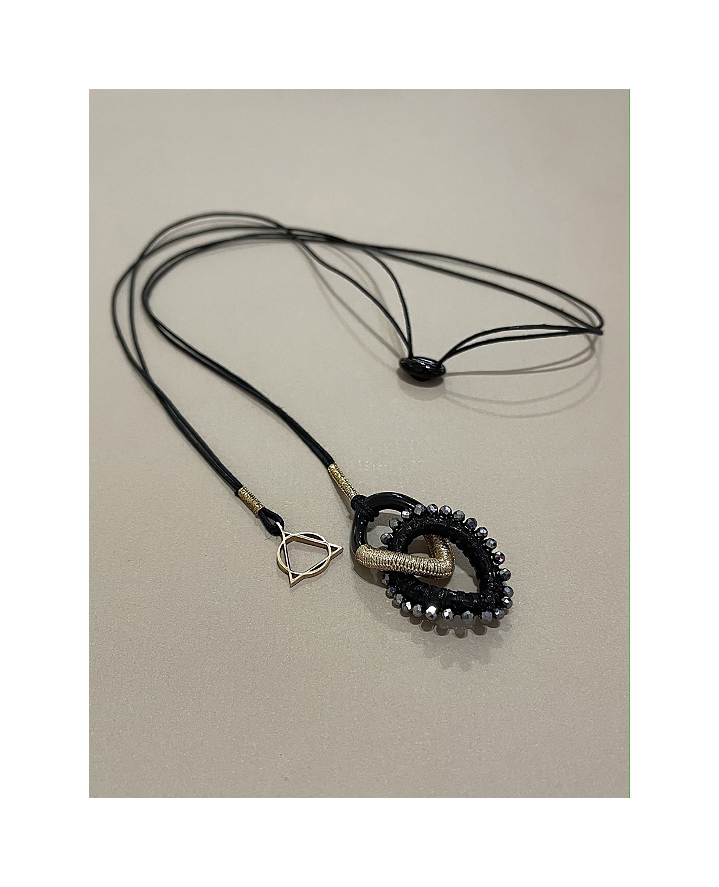 Star of David necklace for men bronze pendant black cord Jewish gift for  him | eBay