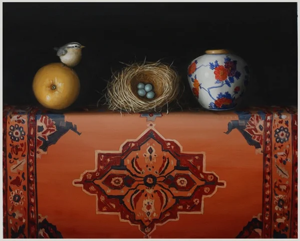 orange, nest and vase 2014