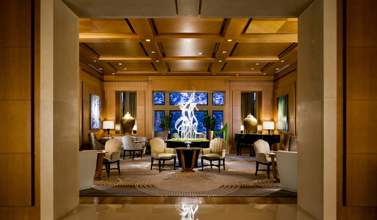 the lobby at the umstead