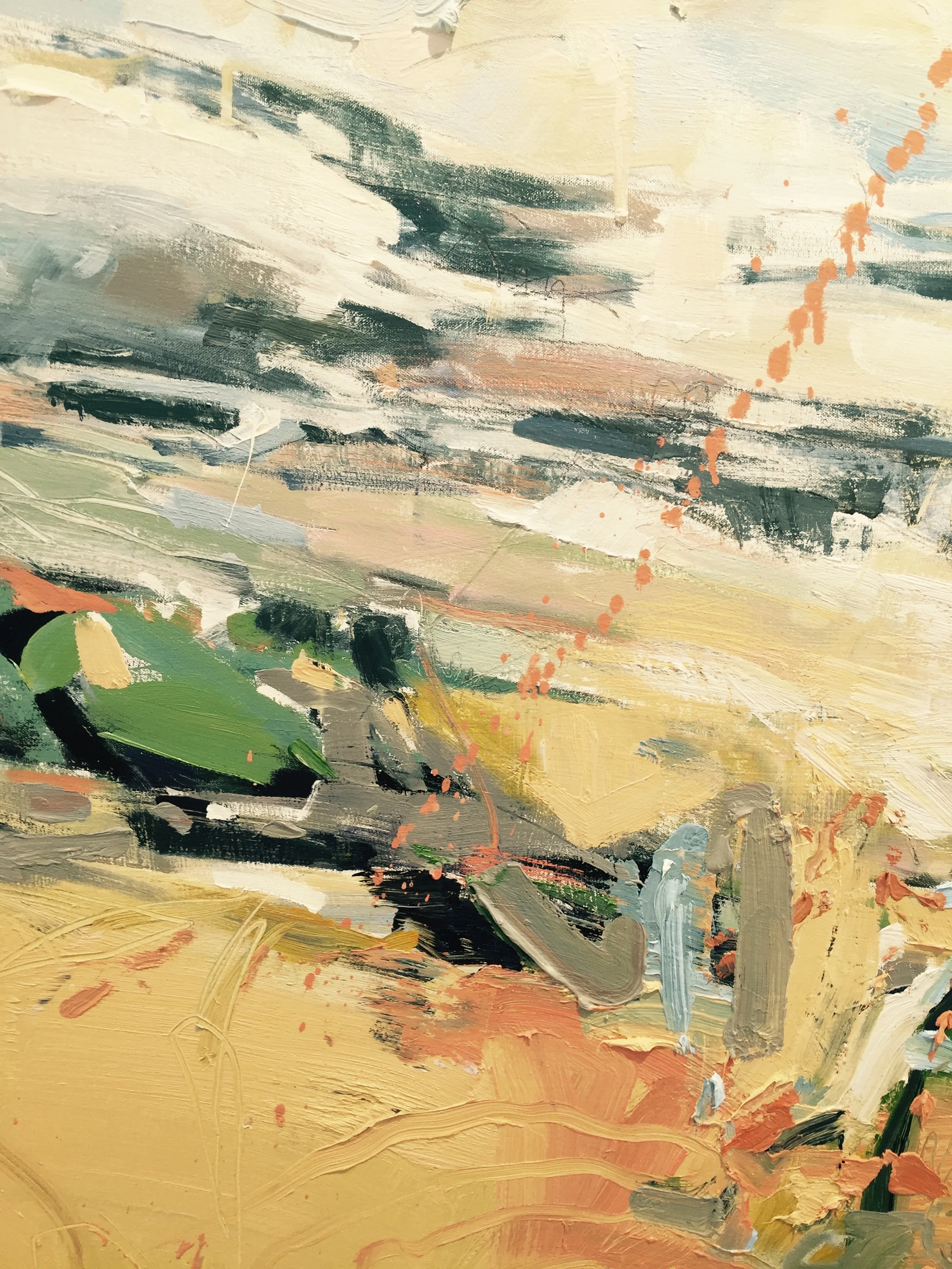 detail of clouded hills by susan mcalister