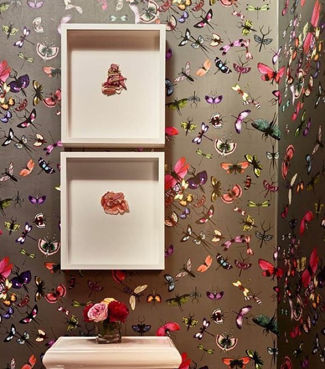 piles by selena beaudry powder room designed by margart fisher interiors