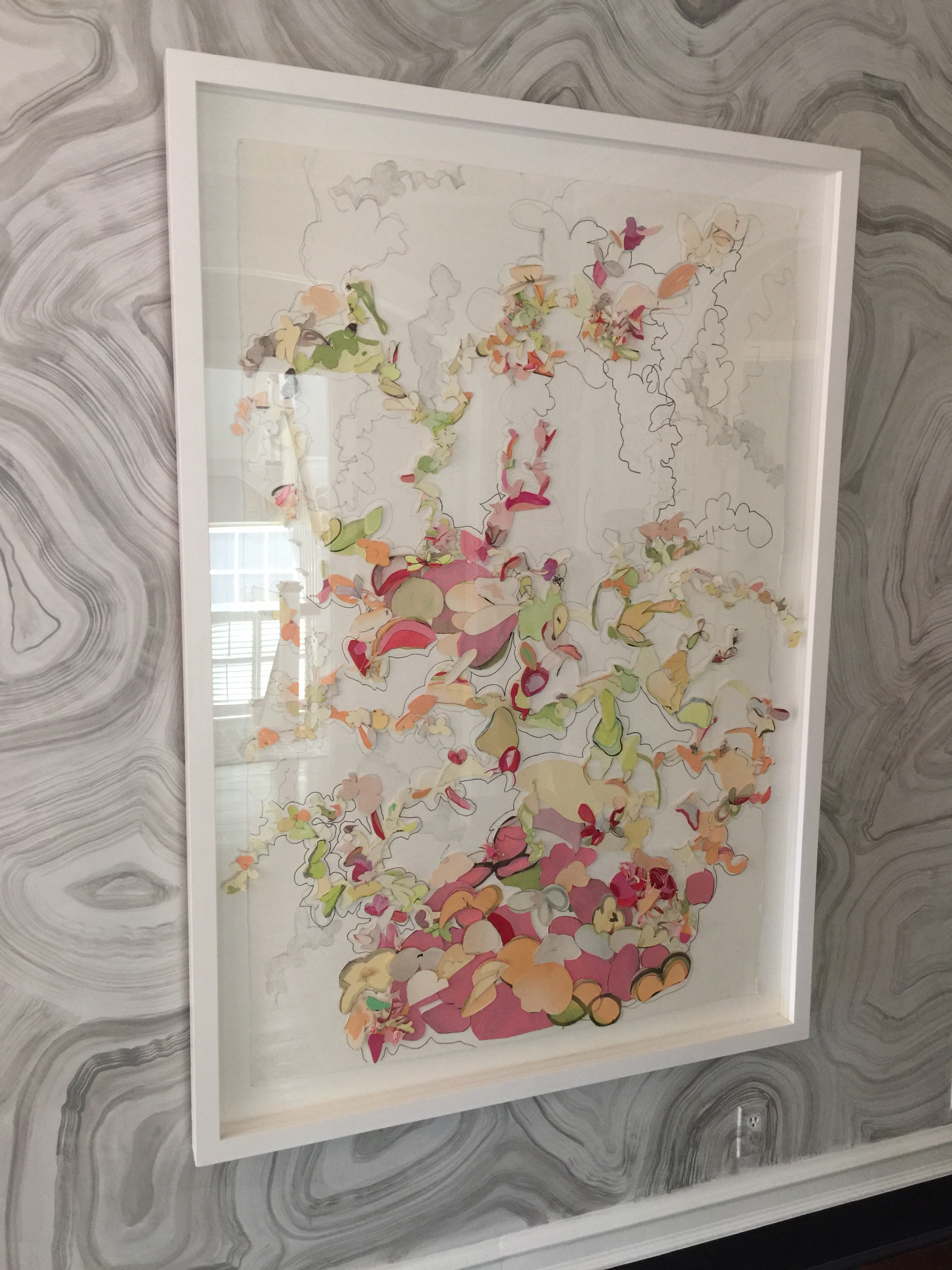 early collage by selena beaudry, interior design by lindsey coral harper
