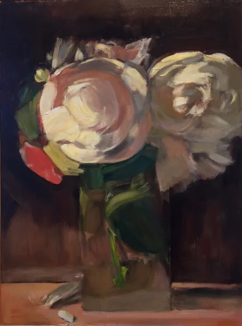 2 white peonies 2016