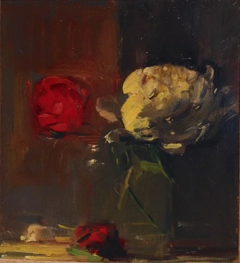 white peony and red roses 2016